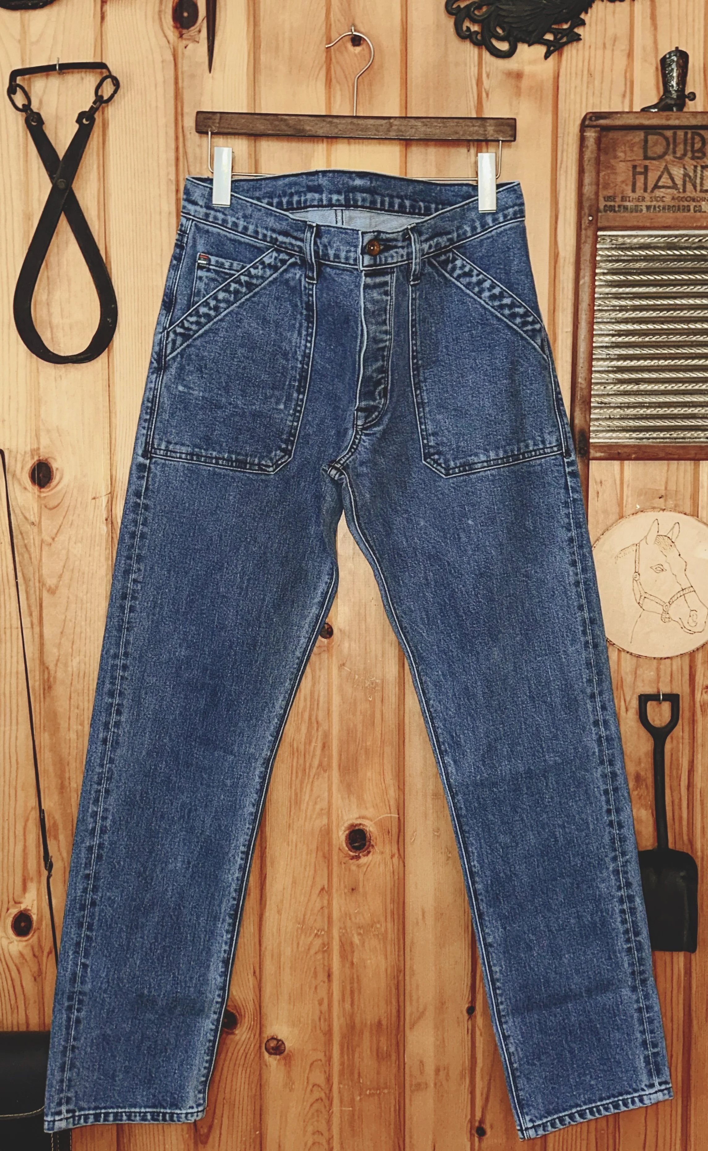 Denim Military Jeans