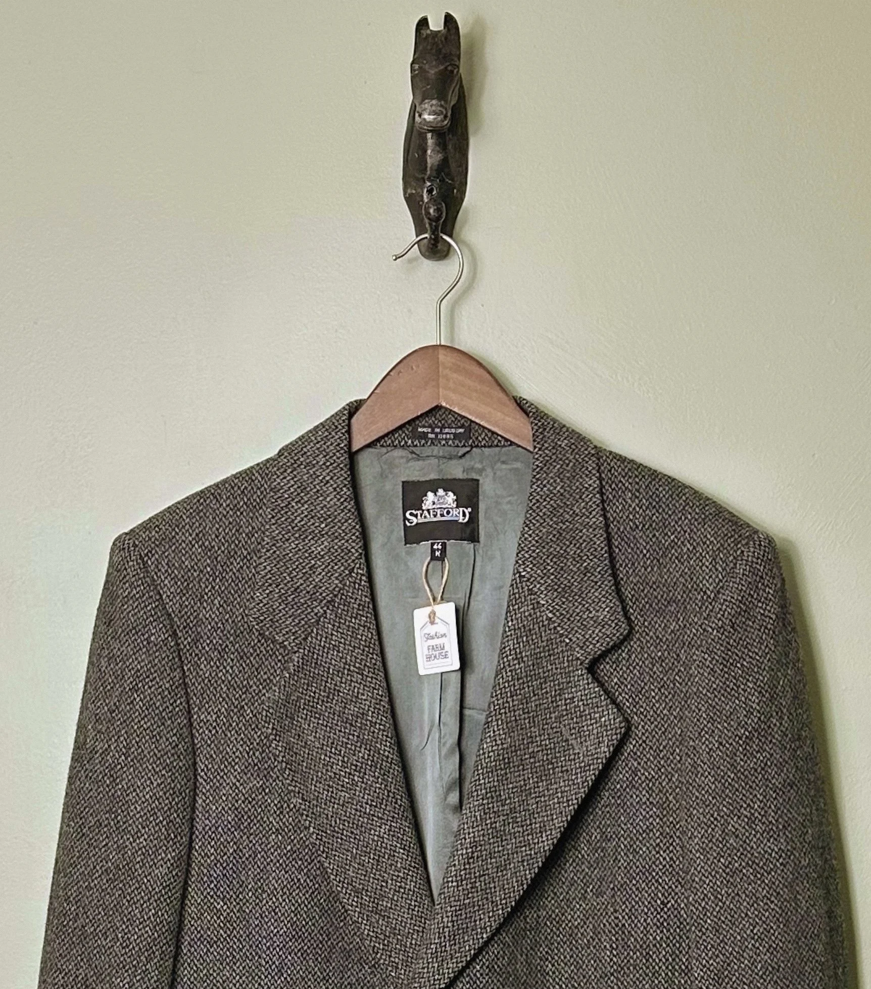 Tweed Trench Coat