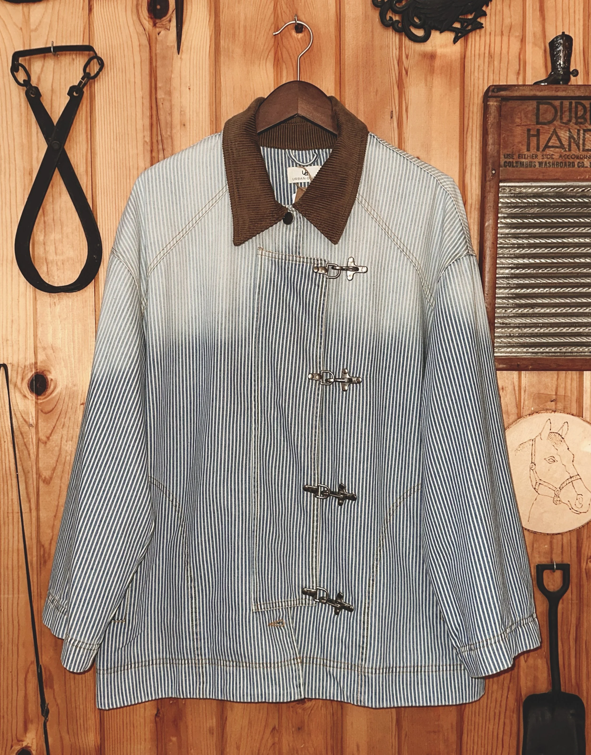 Pinstripe Cord Jacket