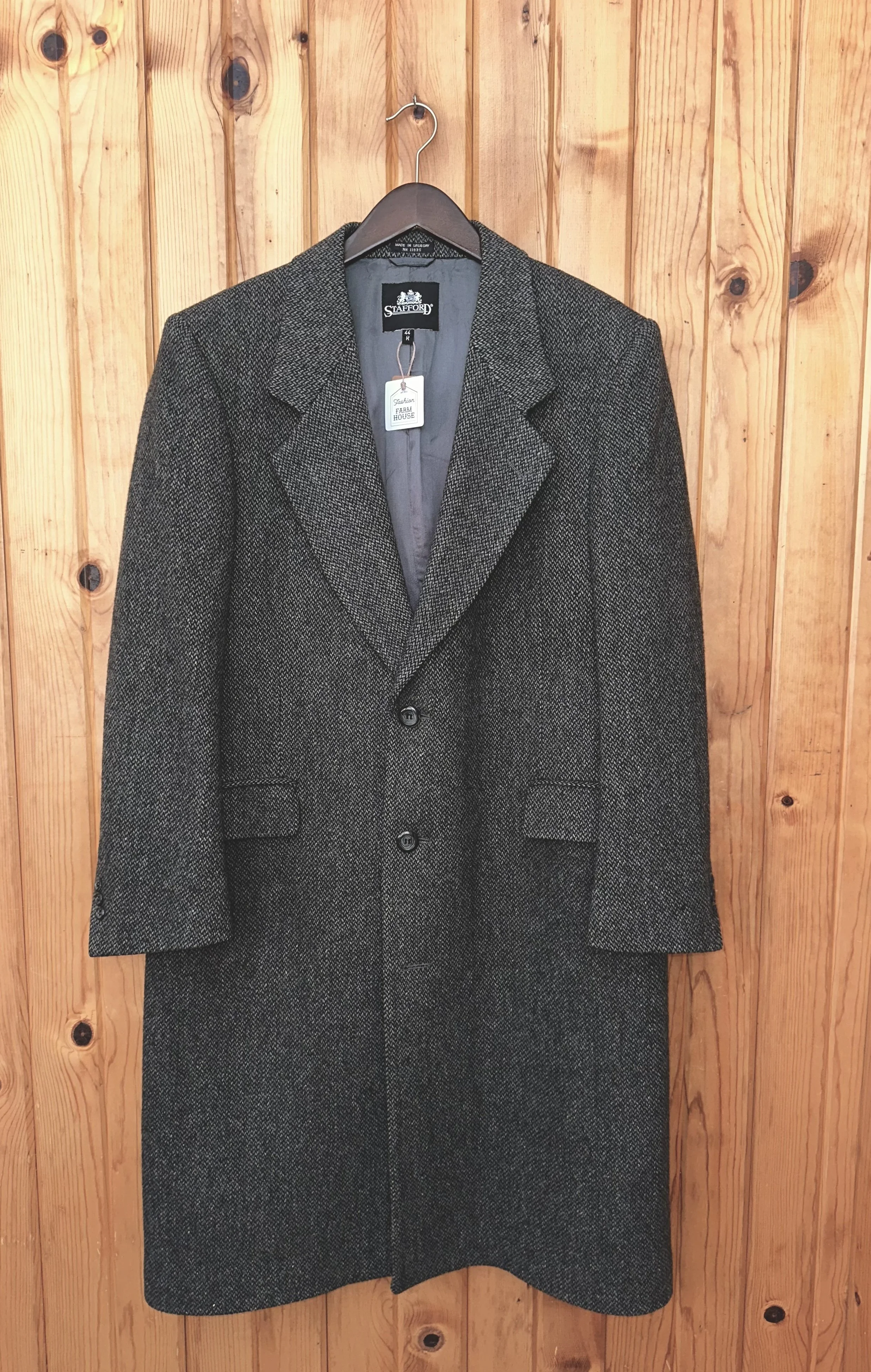 Tweed Trench Coat