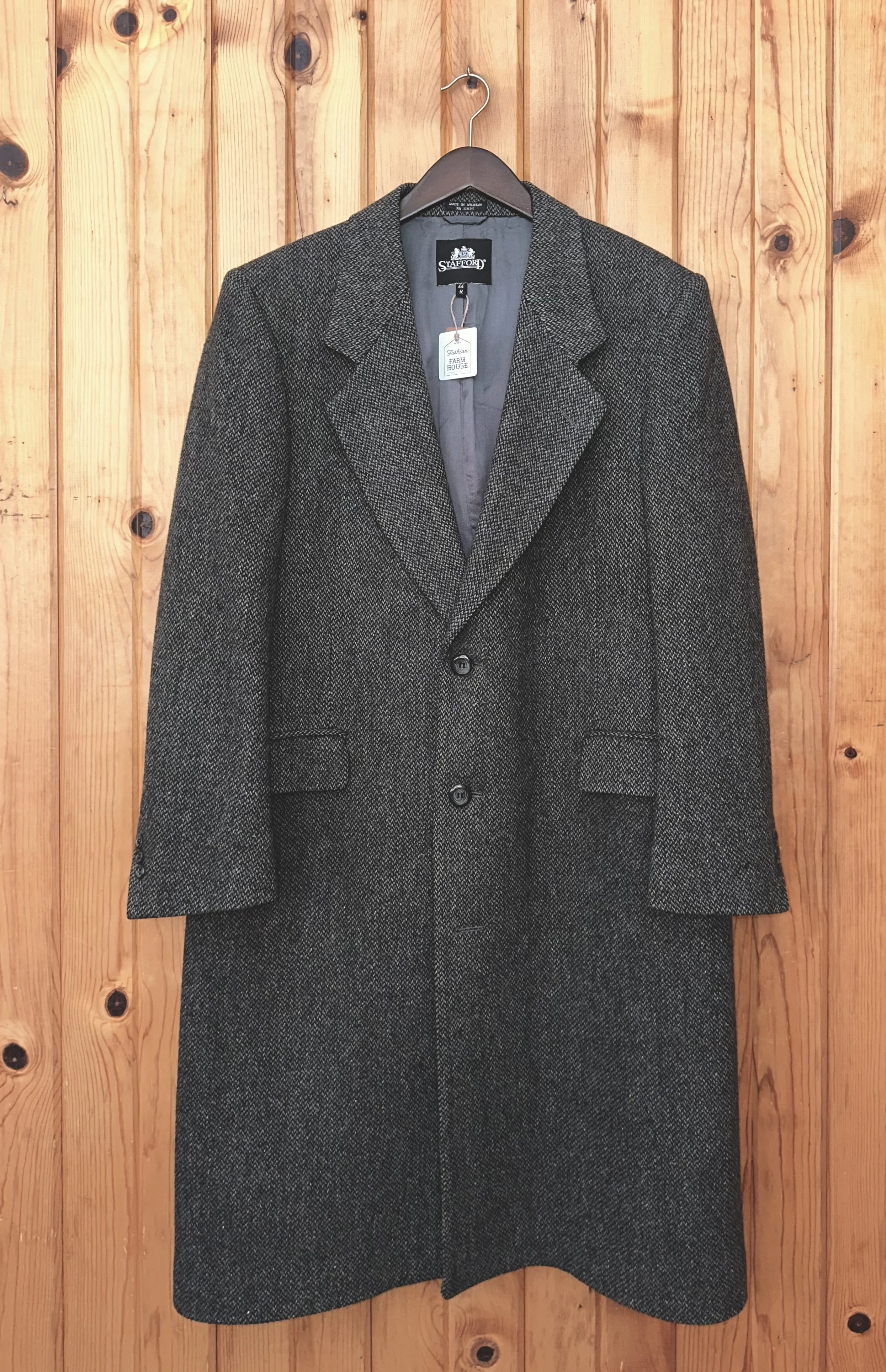 Tweed Trench Coat