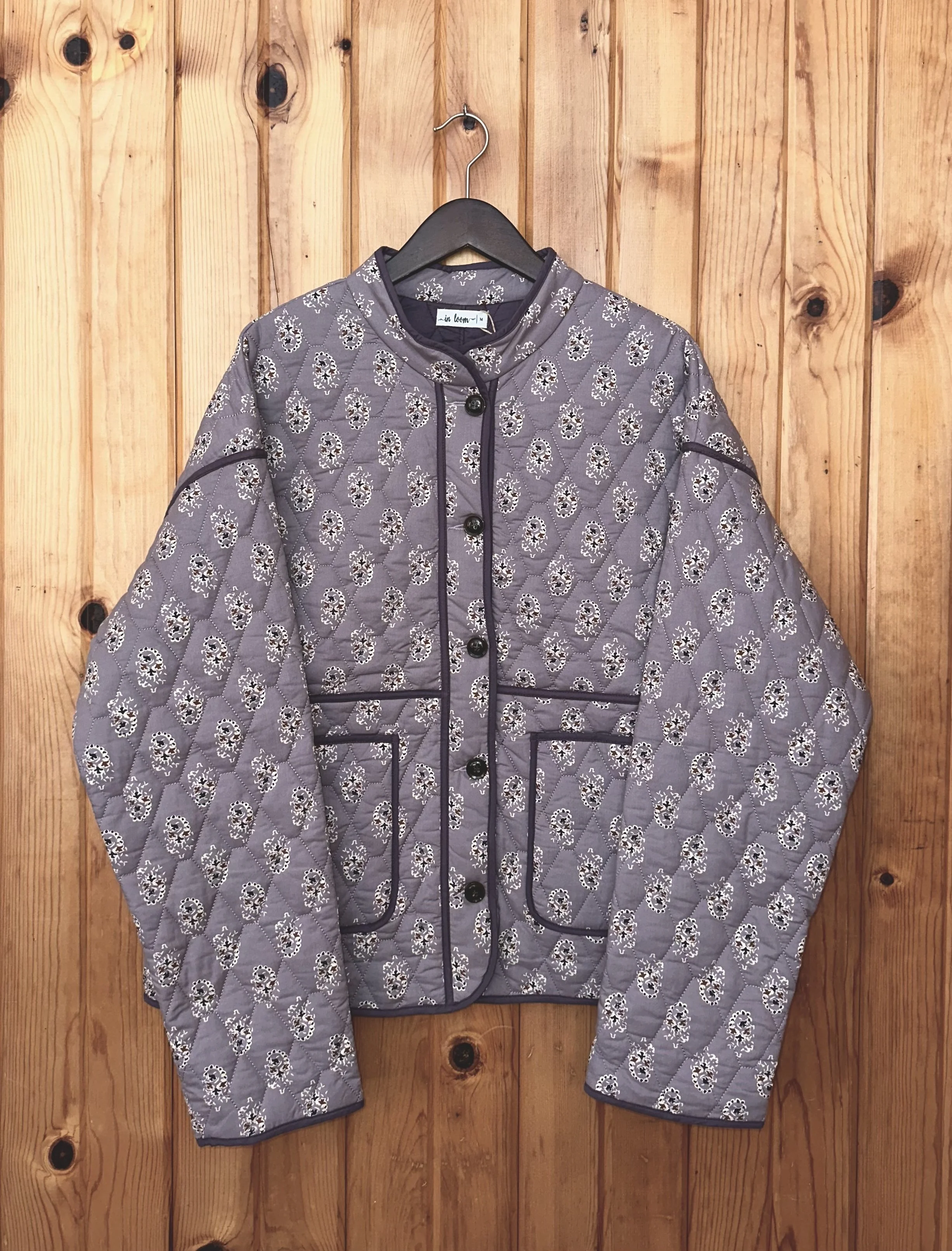 Lavender Quilted Jacket