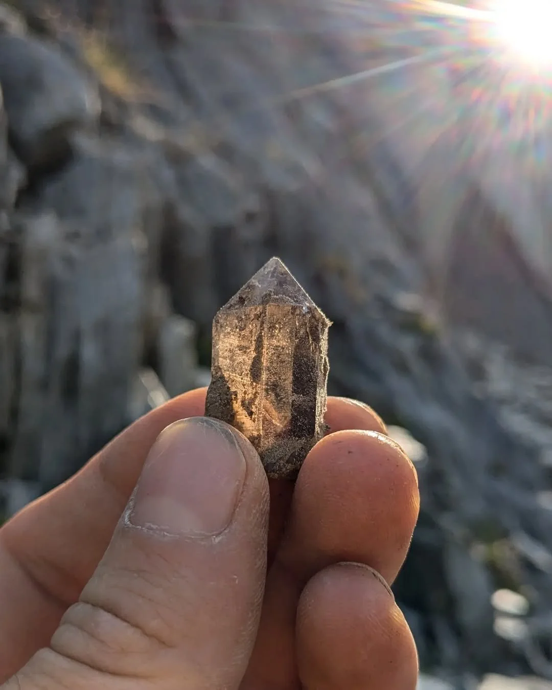 Smoky Quartz from Göscheneralp, Göschenen Valley, Göschenen, Reuss Valley, Uri, Switzerland