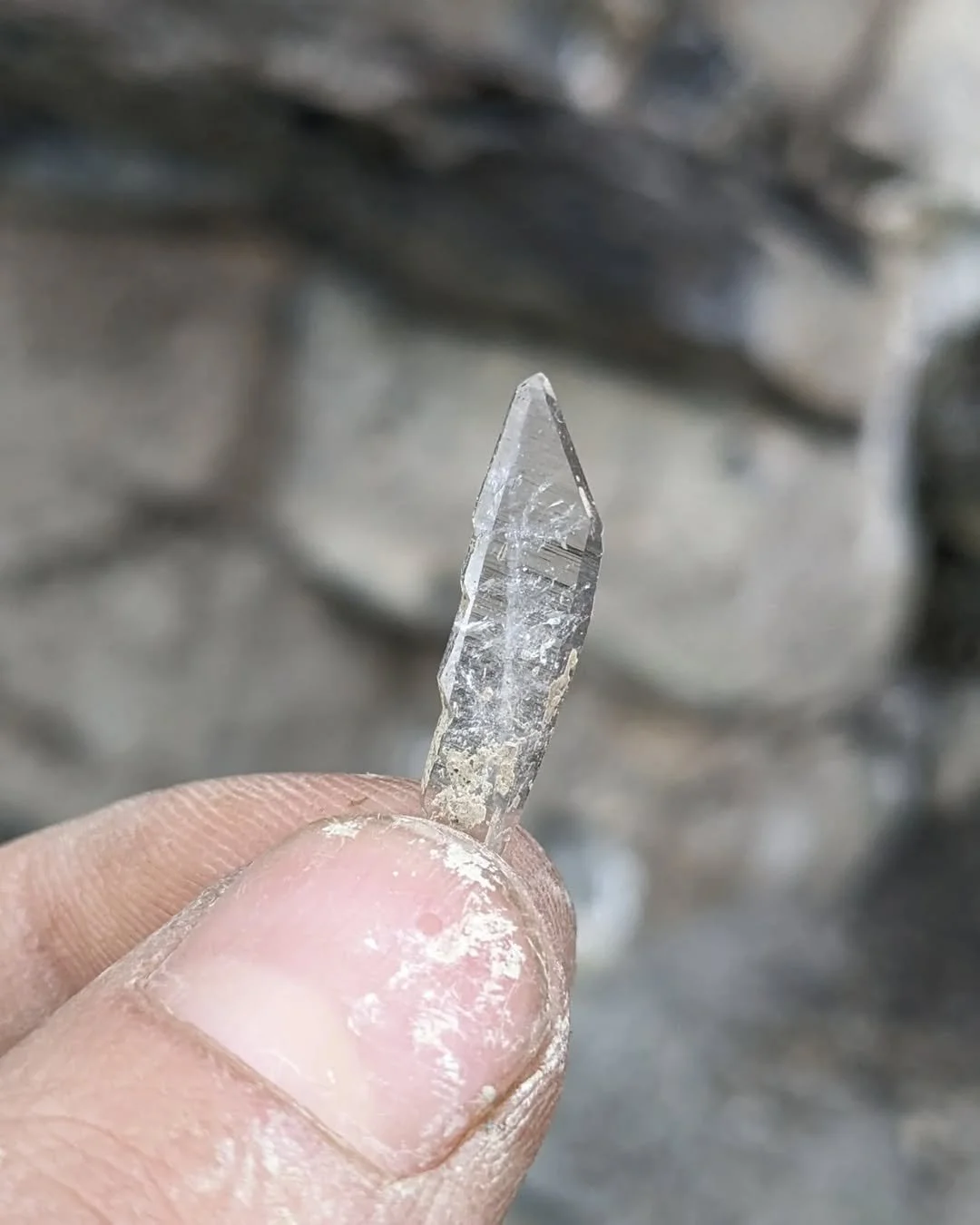 Faden Quartz from Bex, Vaud, Switzerland