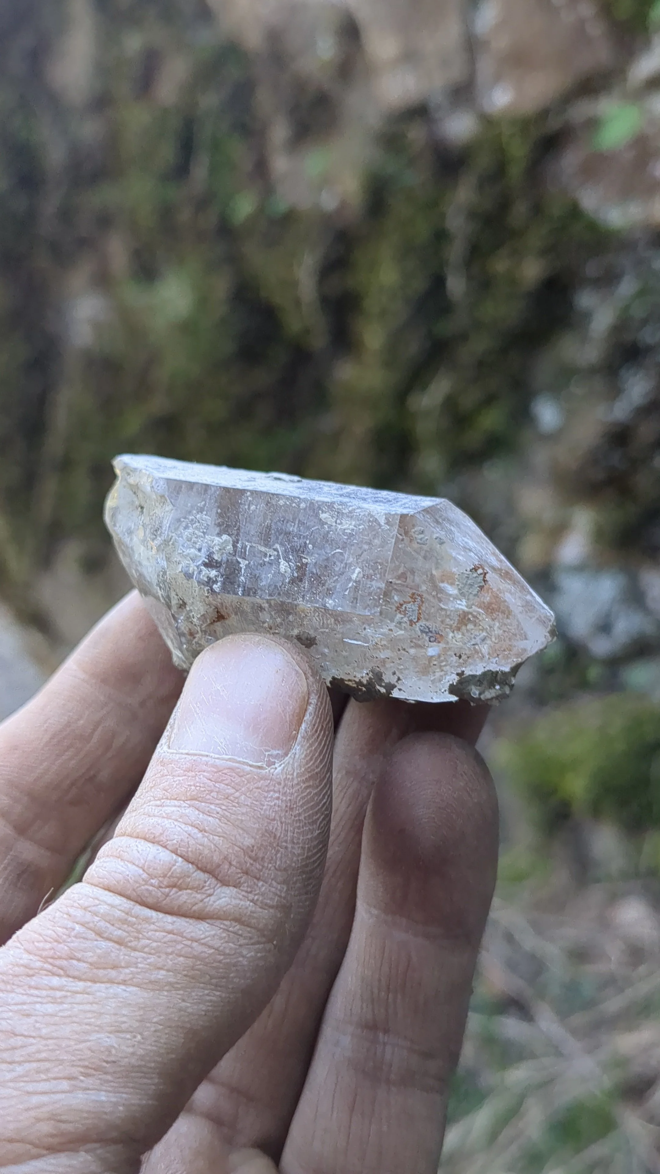 Quartz with Ankerite from Uri, Switzerland