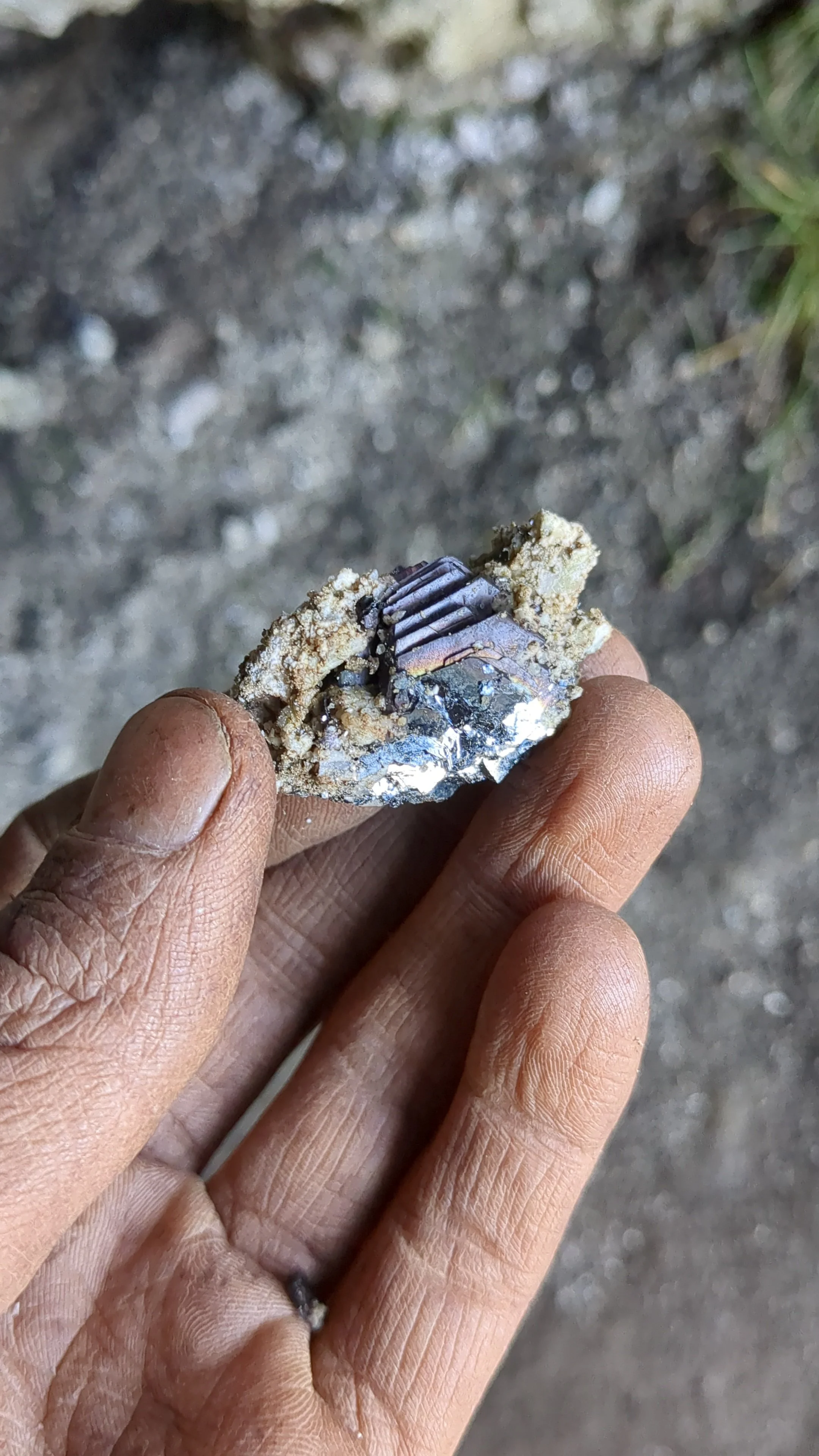 Hematite Rose from Uri, Switzerland