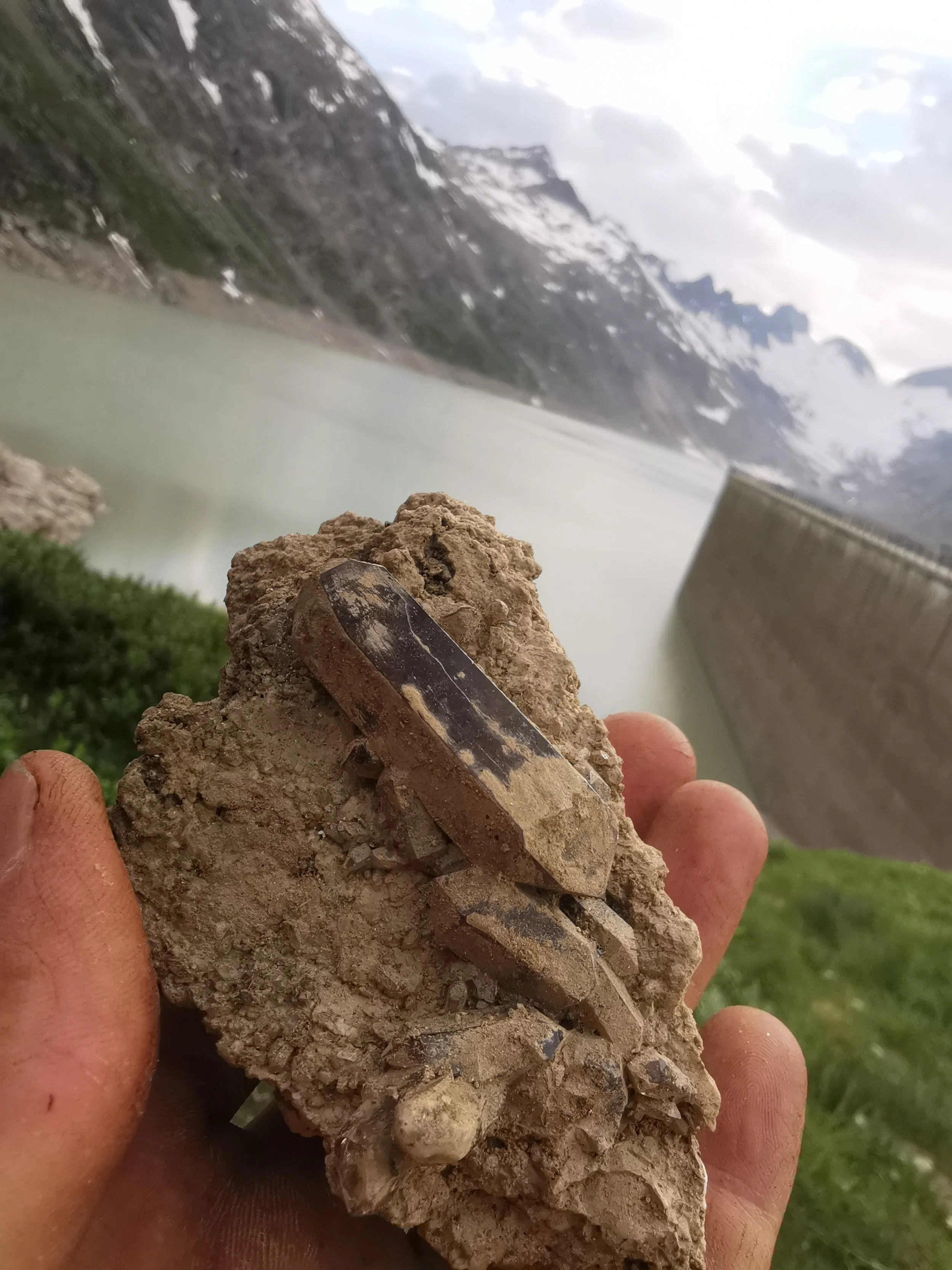 Smoky Quartz from Grimsel Area, Guttannen, Interlaken-Oberhasli, Bern, Switzerland
