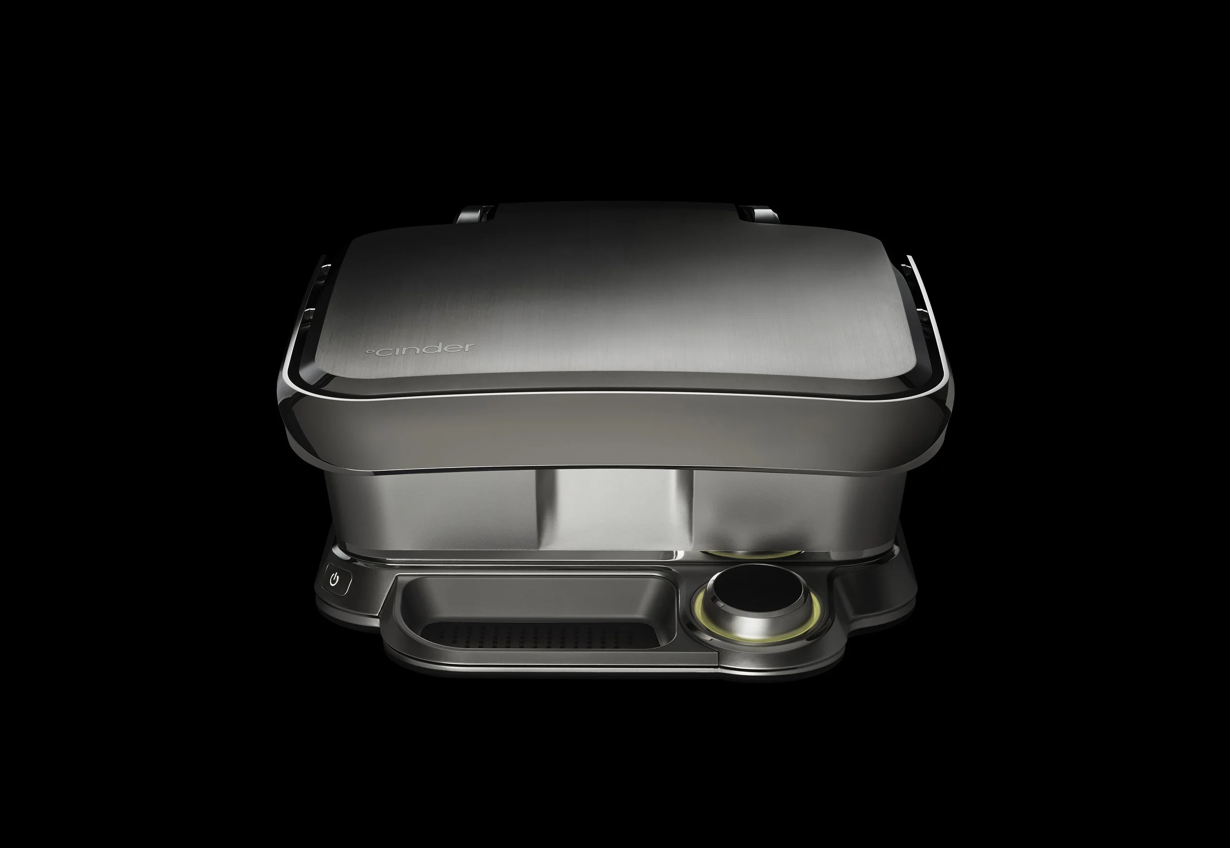 Cinder Sensing Cooker front black studio view