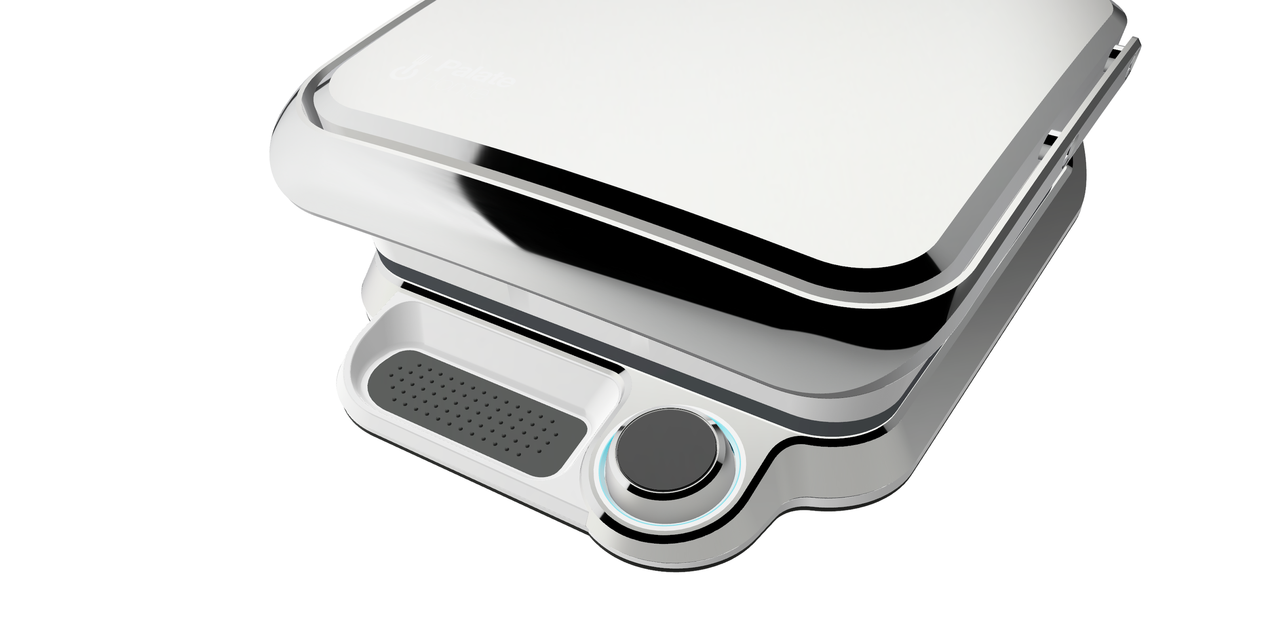 Cinder Sensing Cooker tool dish, light pipe, and rotary control details