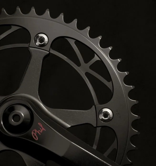 Phil Wood & Company bicycle gears detail view