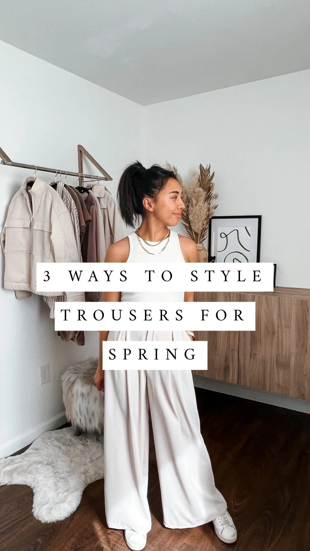 Three Ways To Style Wide-Leg Trousers