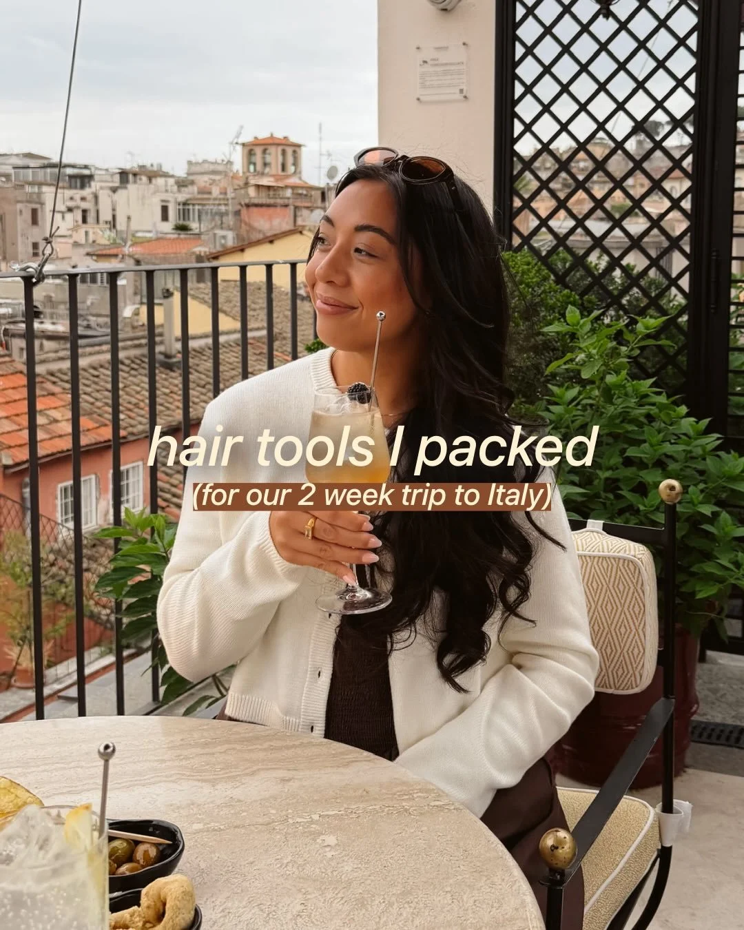 If you take one thing away from this post, make sure that all your hair tools are dual voltage before bringing them abroad! I brought these 3 with me to Italy and all of them worked perfectly 🤗

#eurosummer #europetrip #travelhair #hairtools
