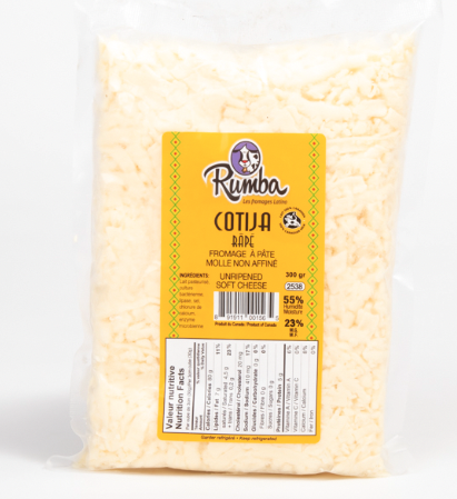Rumba Cheese Cotija Rallado Etiquetado Kg