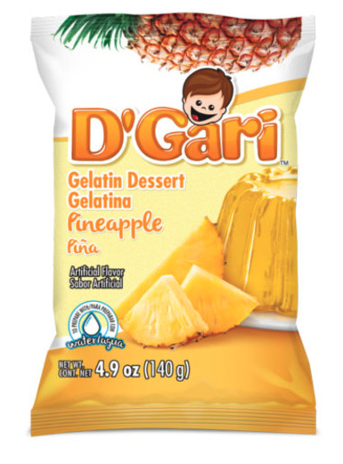 D'Gari Gelatin Pineapple Water 24/5 oz T