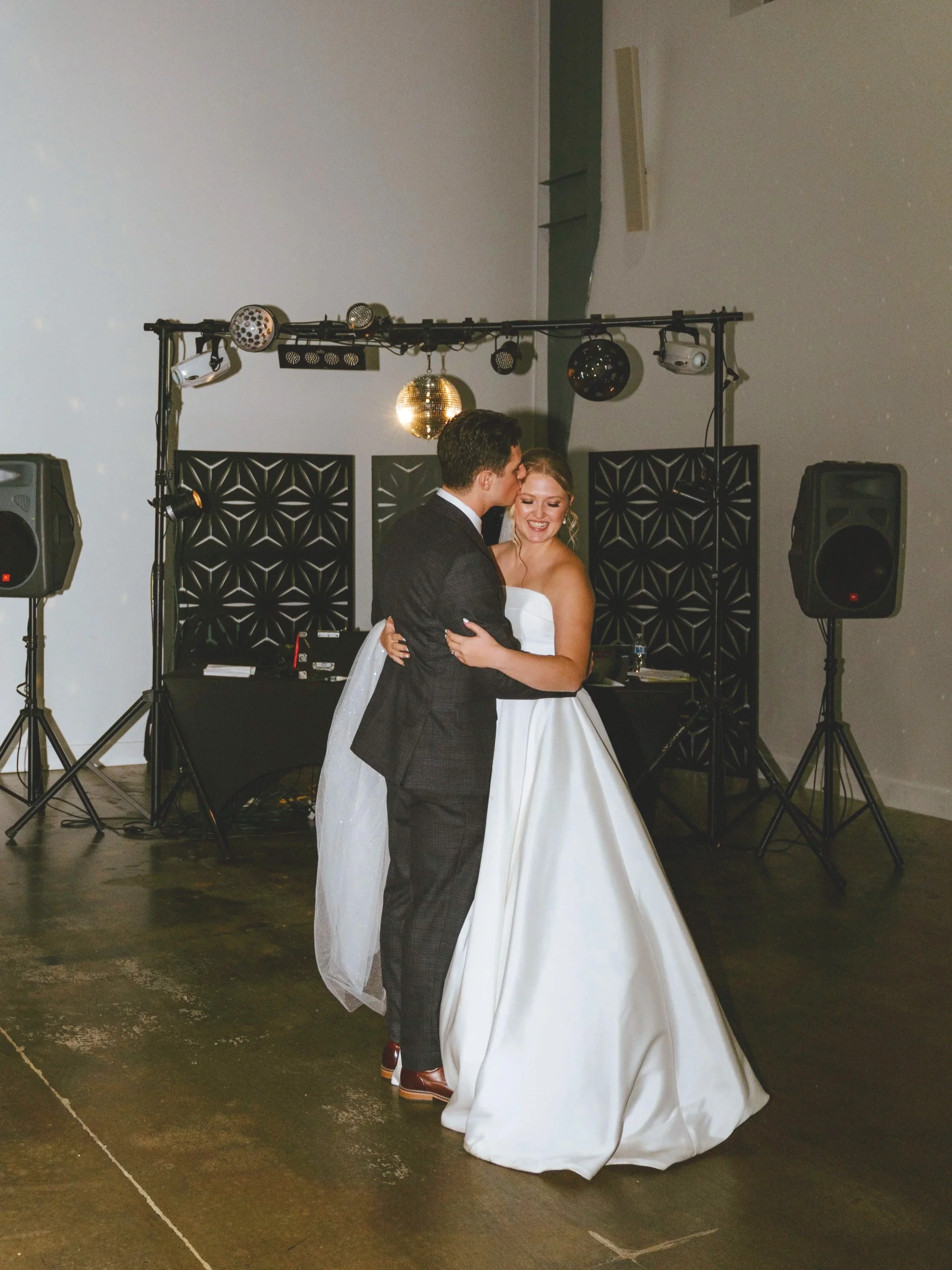 Bride and groom's first dance together at The Luminare in Minneapolis.