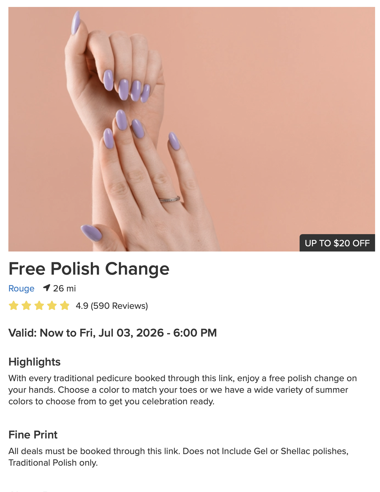 Free nail polish manicure near me, American nail salon, white woman nail salon, English speaking nail salon