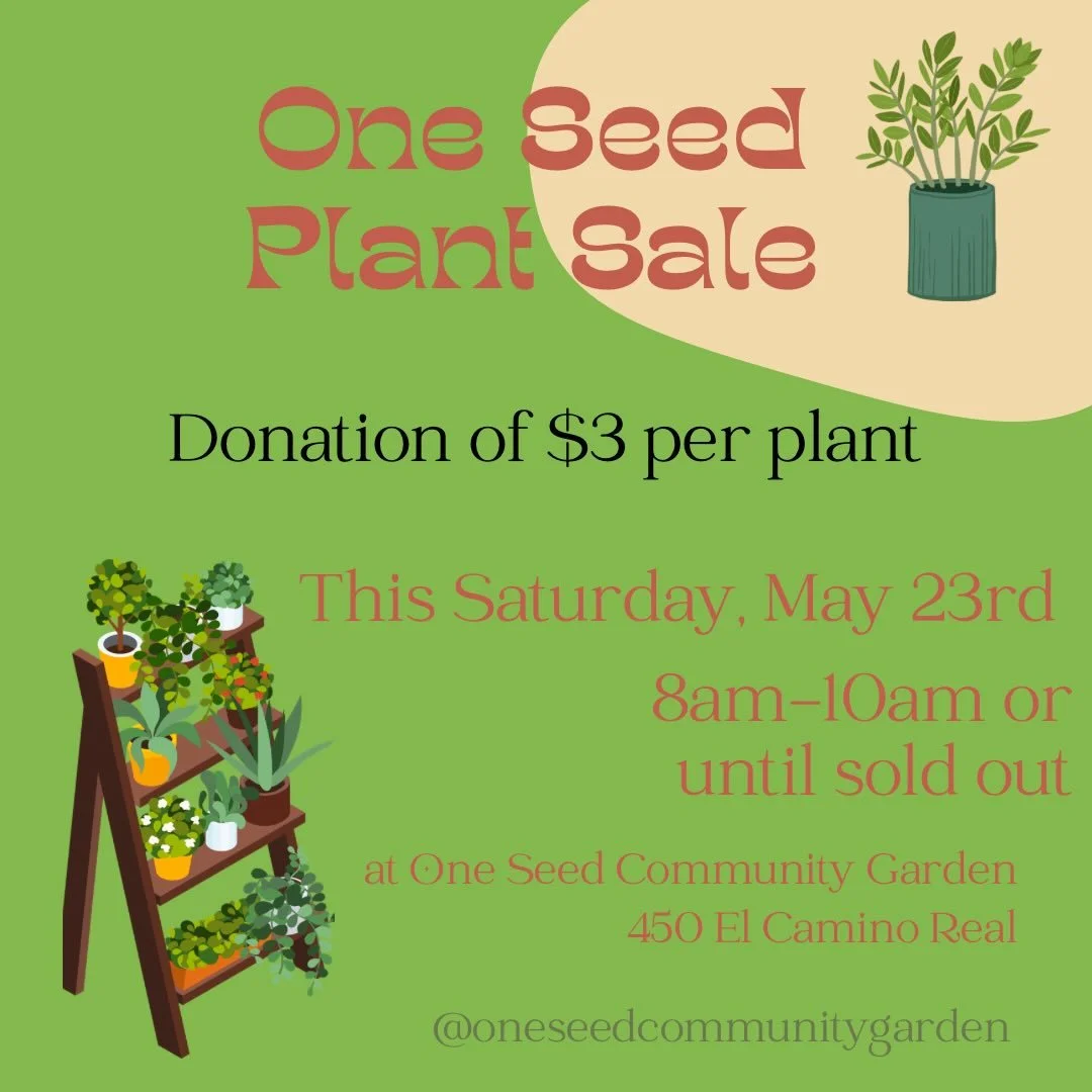 THIS SATURDAY MAY 23rd
From pepper 🌶️ to watermelon 🍉 and other fruit &amp; veggie plants 🥗, we&rsquo;ve got you covered!
Setting up at 8am until 10am/sell out, which ever comes first. 🌱
#OneSeedCommunityGarden 
.
.
.
.
.
.
#CommunityGarden #OldT