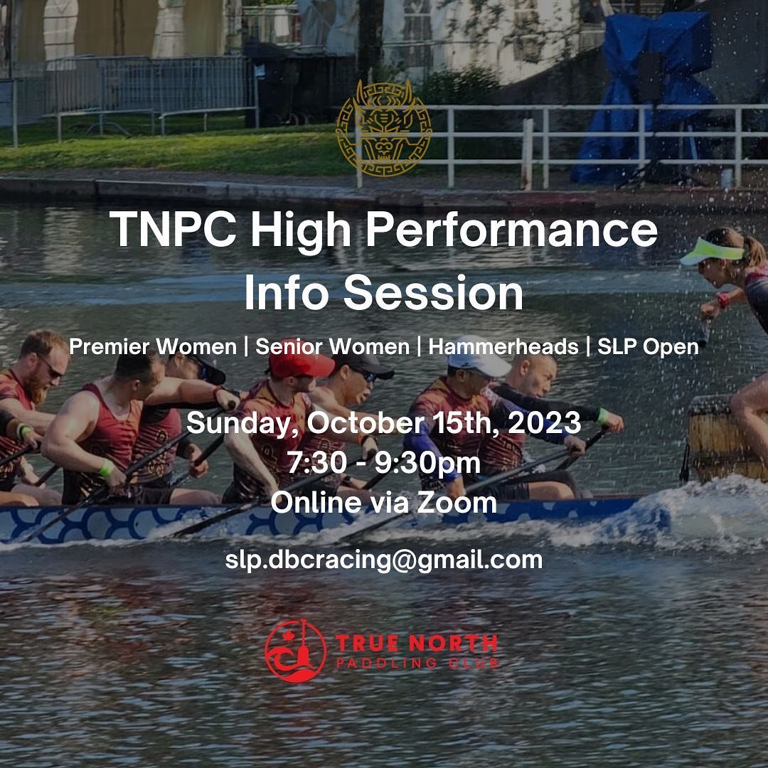 As we head towards Ravenna Italy for CCWC, come join our info session to find out what we&rsquo;re all about!

Registration link is on our bio!

@tnpc.premierwomen
@tnpc.hammerheads
@tnpc.seniorwomen 

#toronto #the6ix #dragonboat #dbc #dragonboatcan
