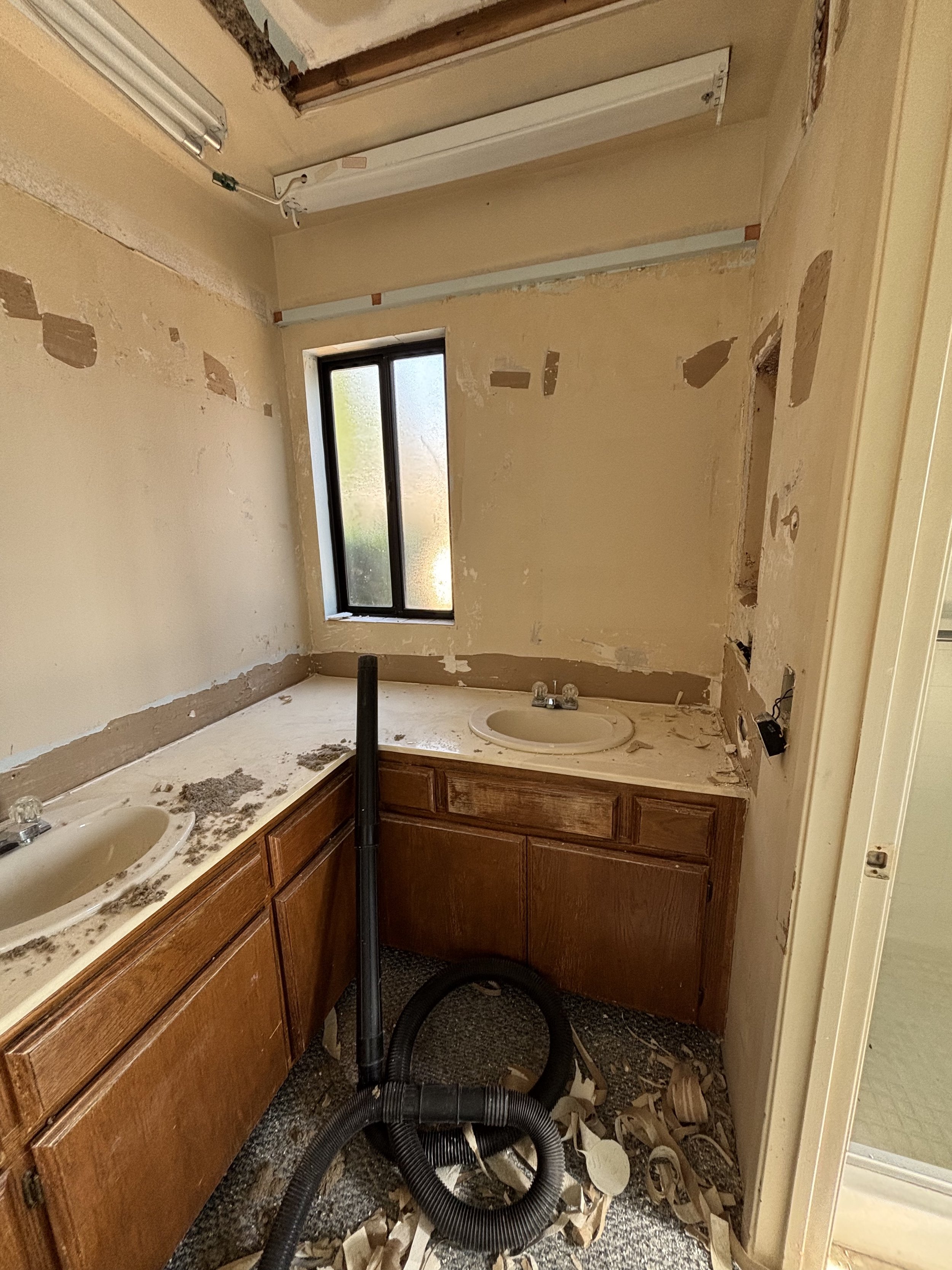 Primary Vanity Area Before