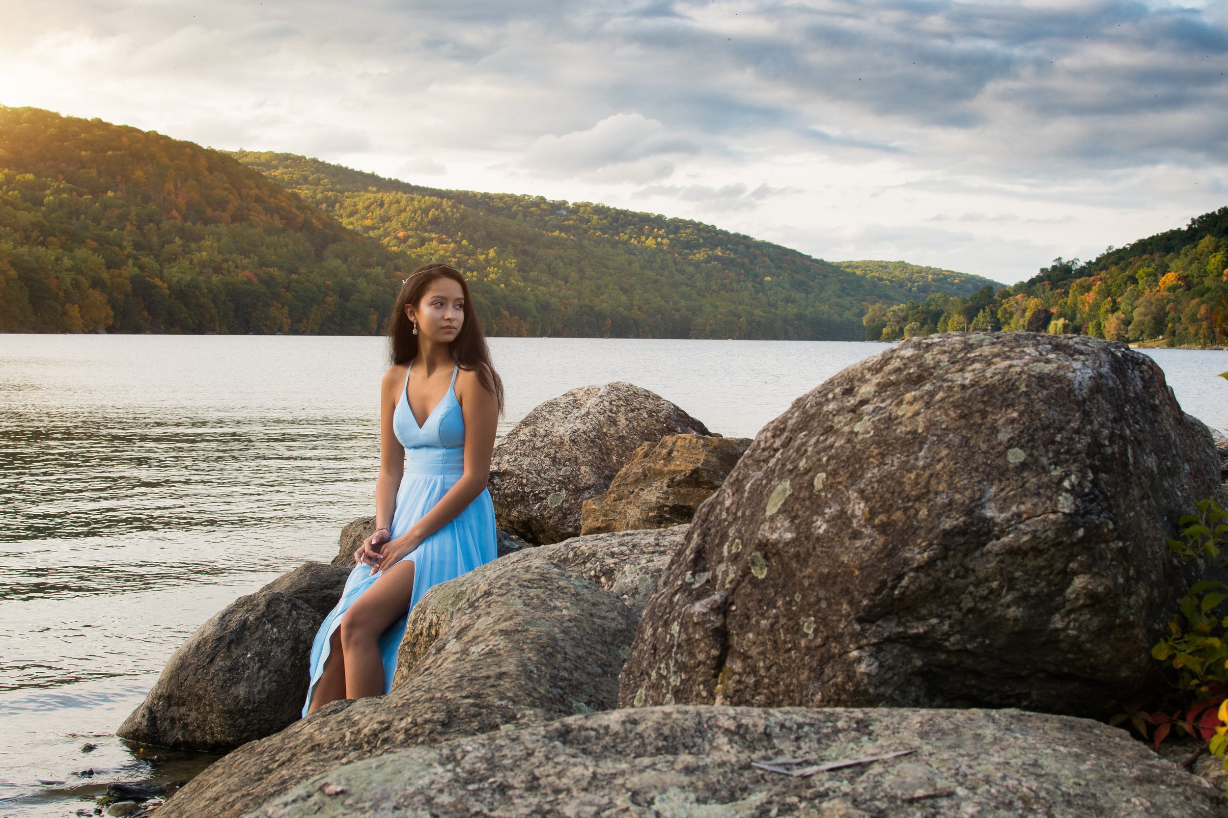 Senior Portraits in Fairfield County, Senior Photography at Squantz Pond, New Fairfield, CT by Candlewood Photography
