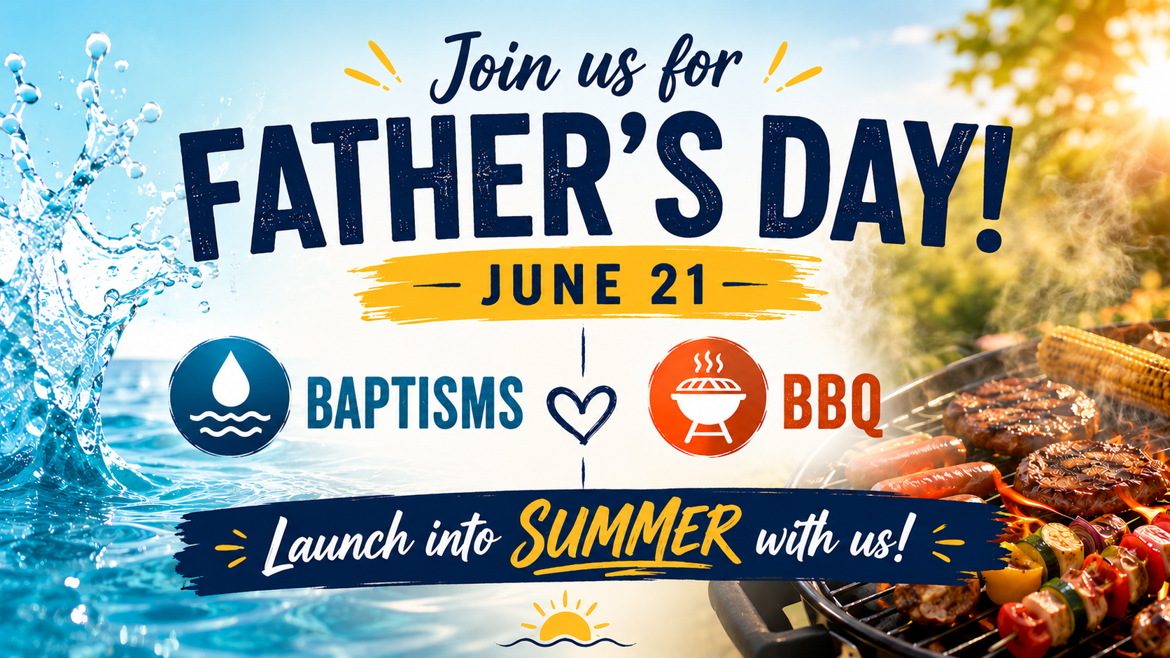 Father's Day Baptism & BBQ