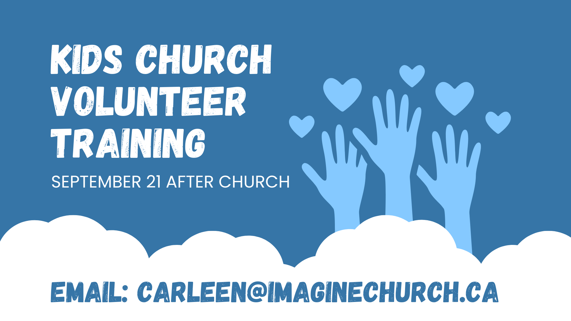 Kids Church Volunteer Training