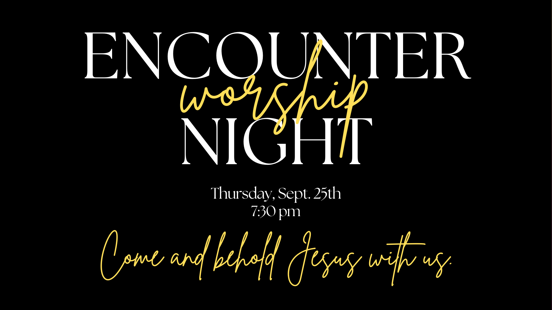 Encounter Worship Night