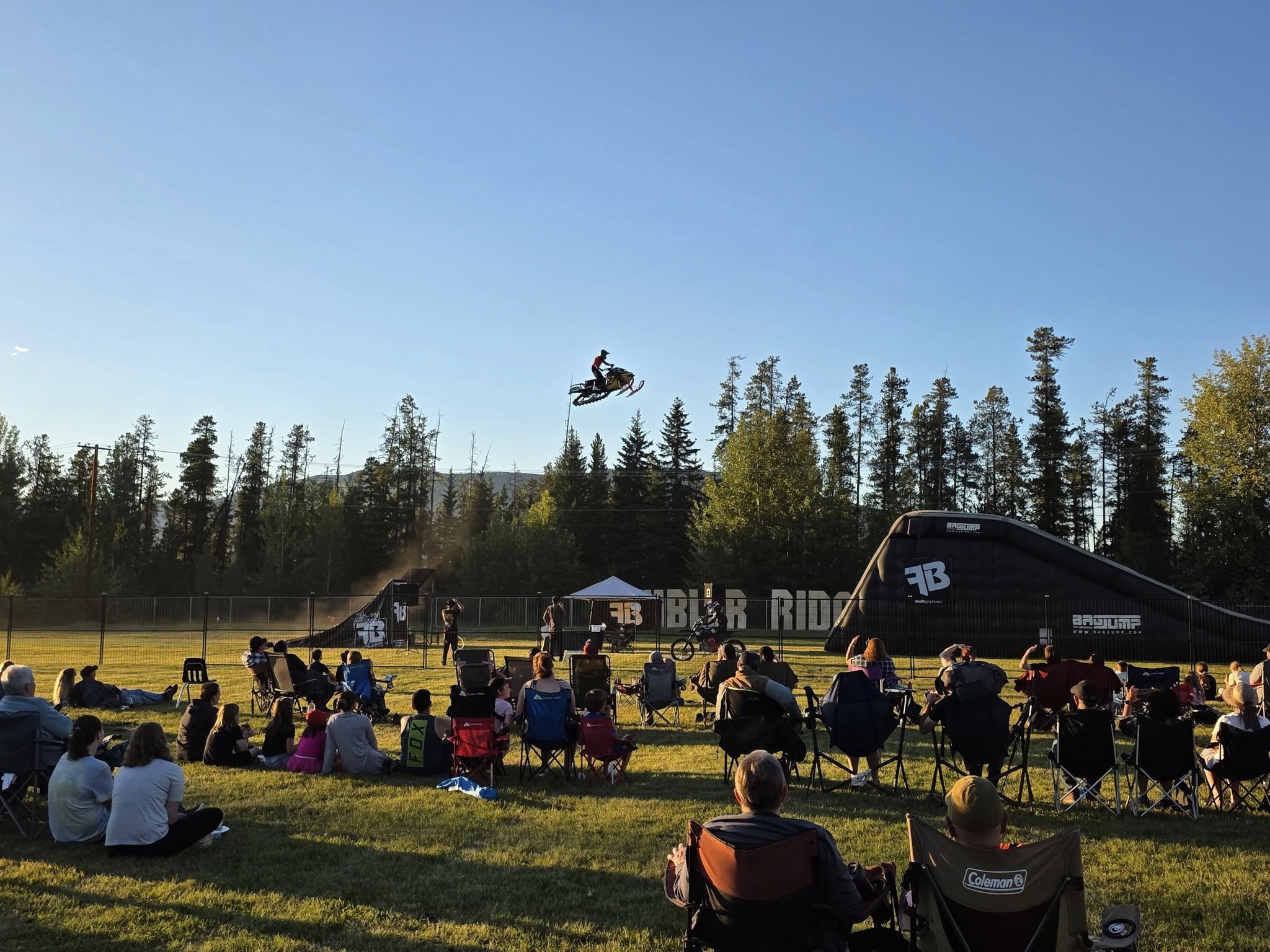 FMX and Freestyle Snowmobile Show Brings High-Flying Action to Tumbler Ridge