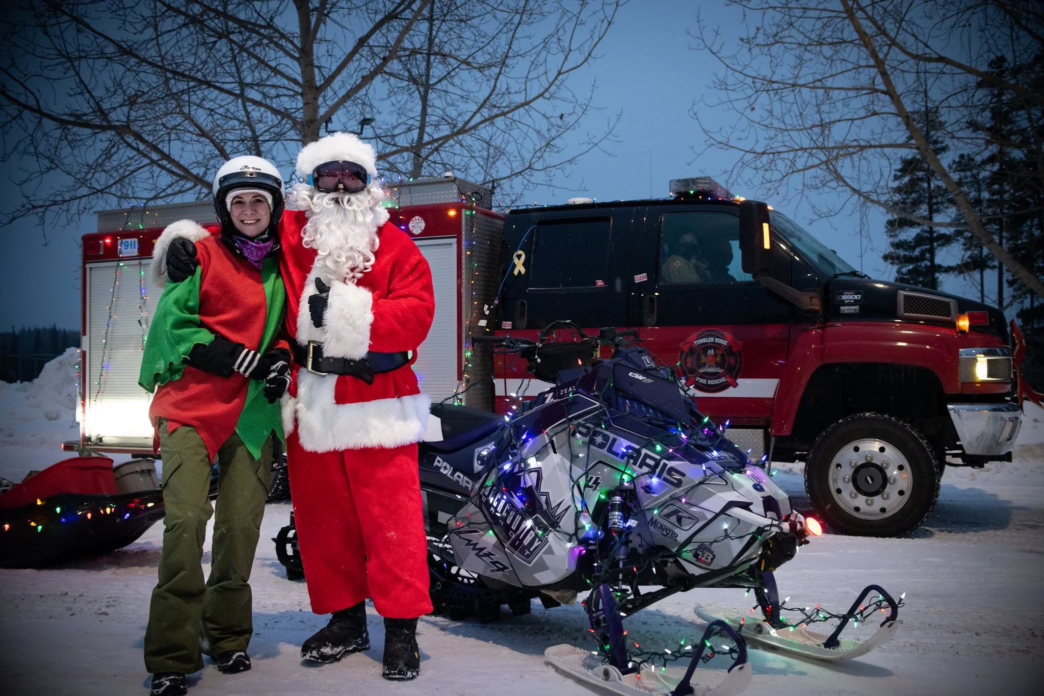 Sleddin’ Santa Returns to Tumbler Ridge!