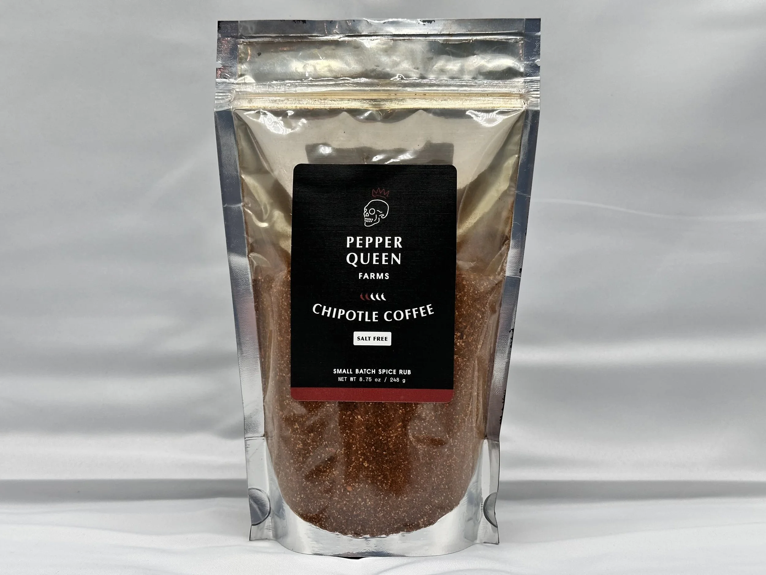 Chipotle Coffee Rub 8.75 oz Pouch (Mild/Medium) — Pepper Queen Farms
