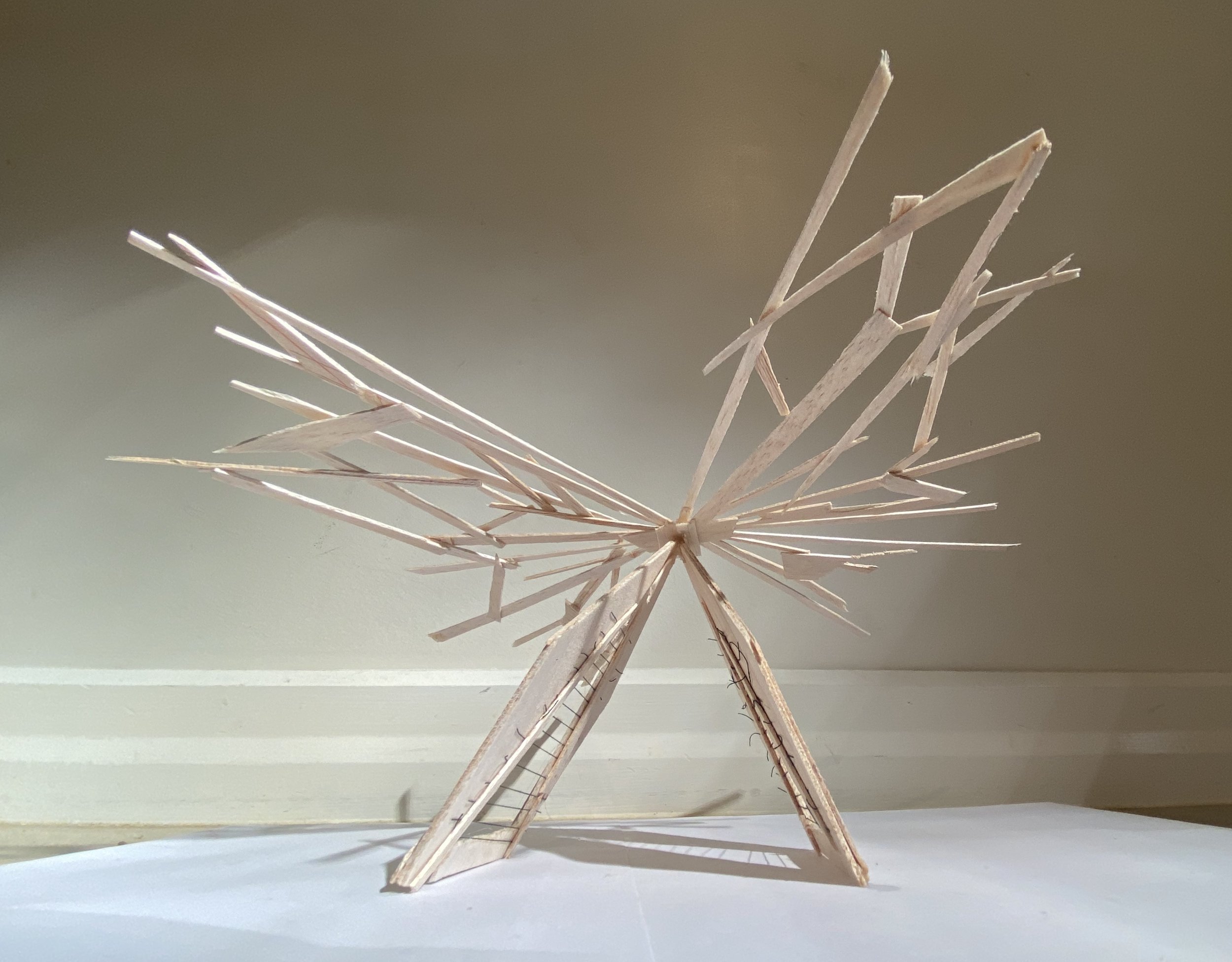 West End Public Shelter:
Solar Powered Buttery
Conceptual Model Using Scraps