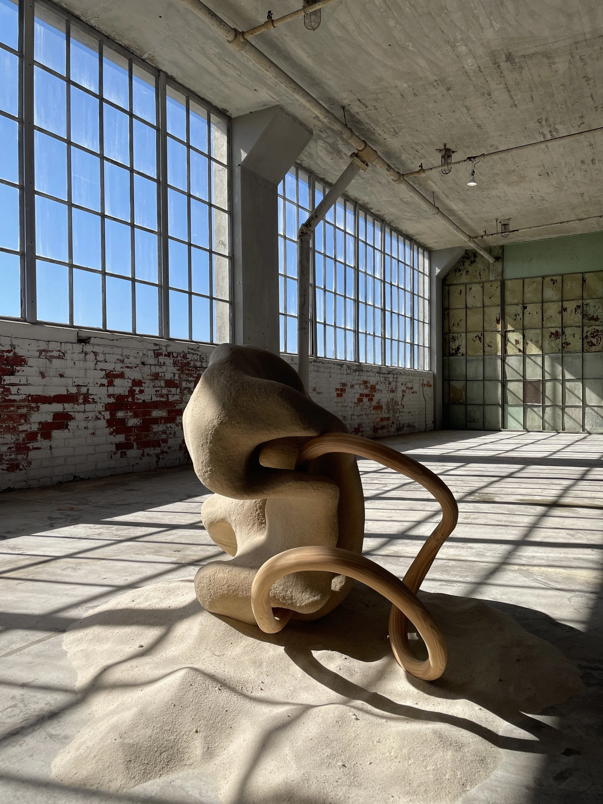 Blas Isasi

1,001,532 CE, 2023-2024 
Woode, steel, powder-coat, modeling clay, hair extensions, polystyrene foam, unfired clay, spray paint, sand, and epoxy