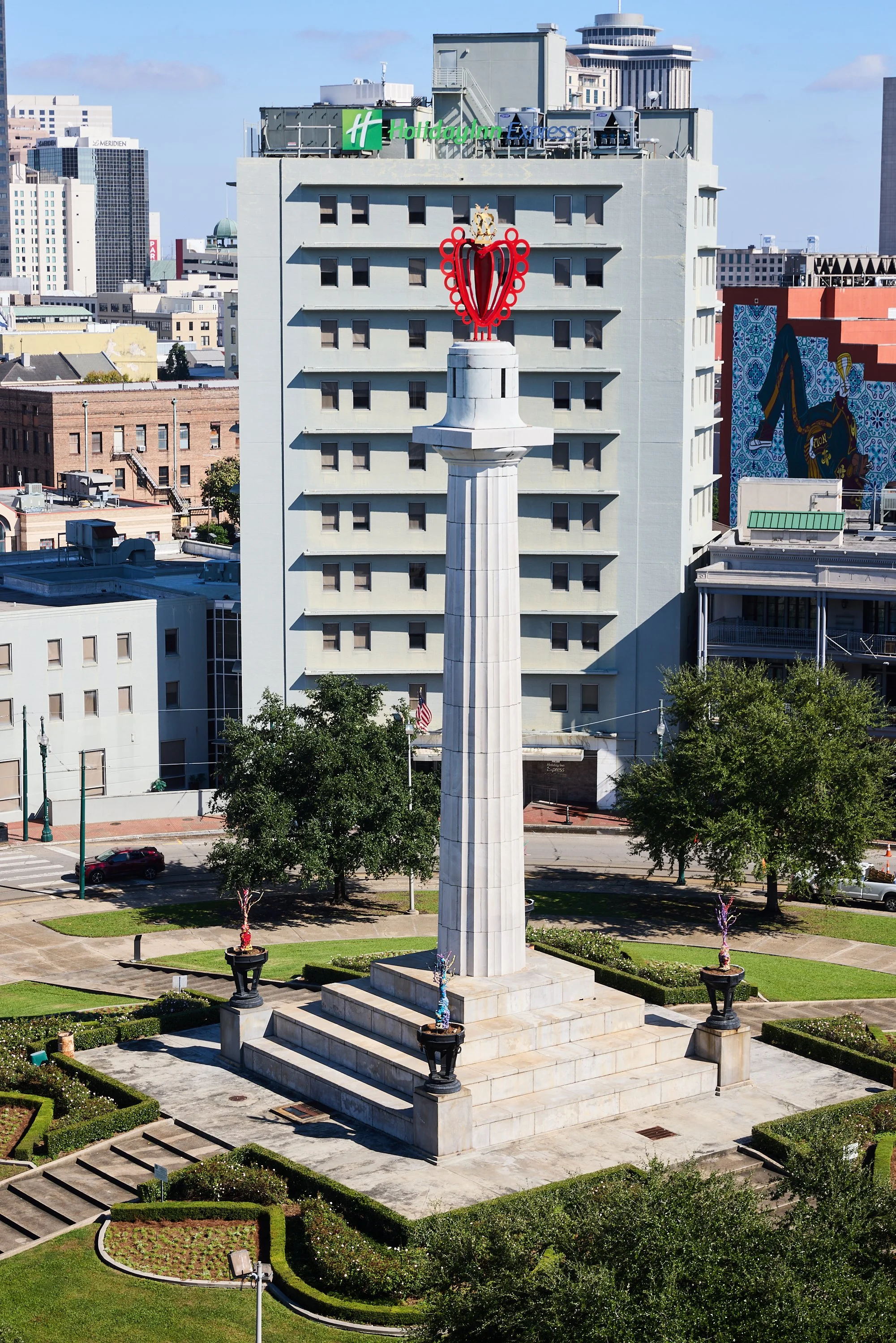 Raúl de Nieves

The Sacred Heart of Hours and the Trees of Yesterdays, Today, and Tomorrow, 2024
Powder-coated steel