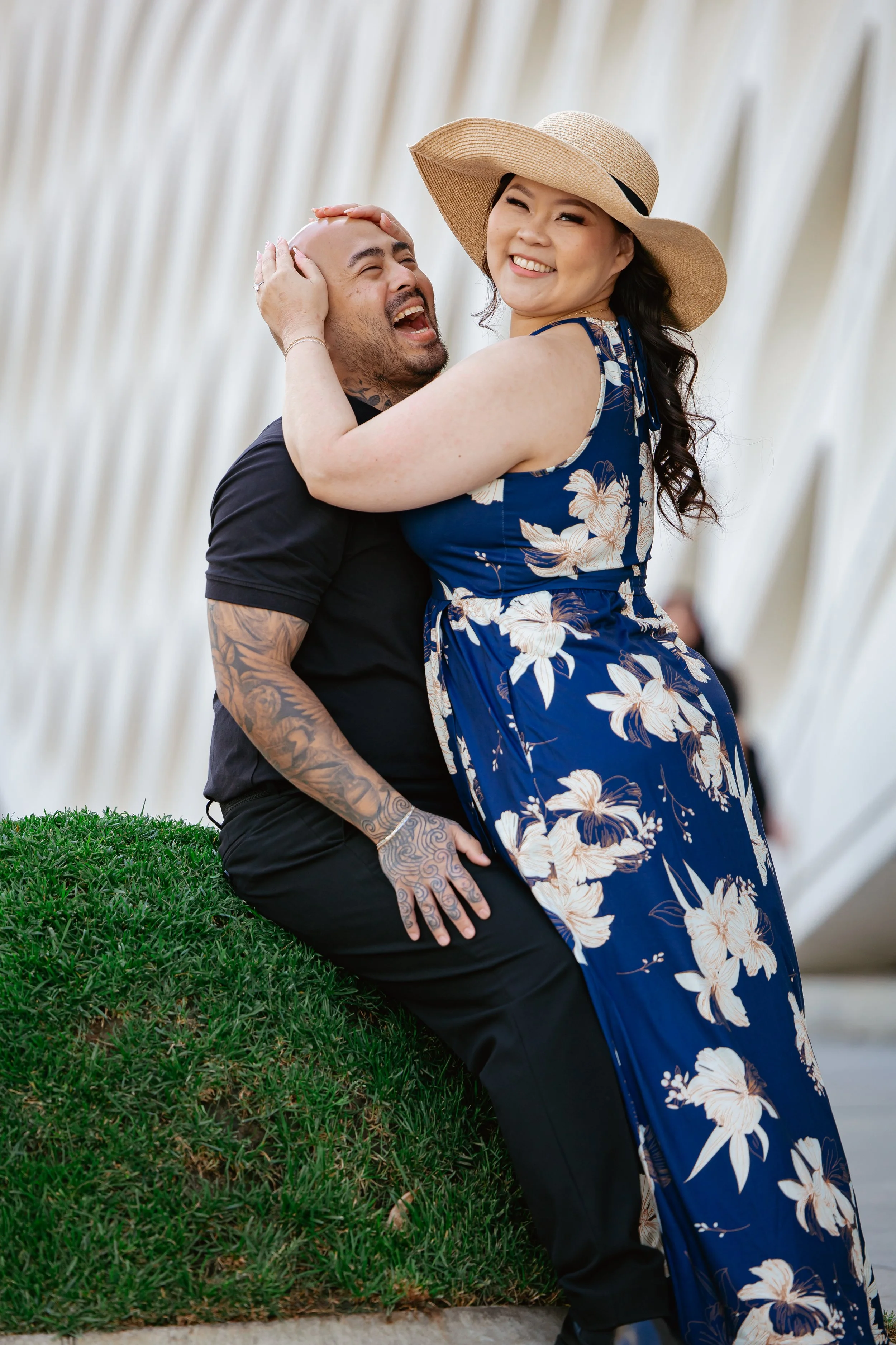 disney concert hall engagement photography (33).jpg