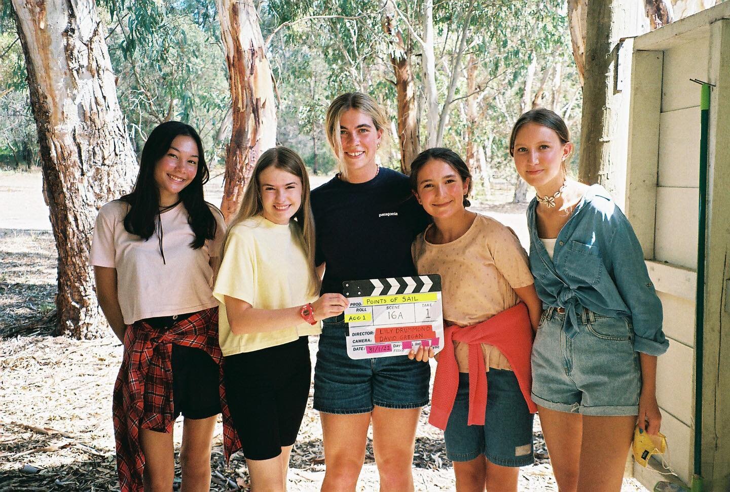 Day one, take one. 🎬

Director Lily with Nikki, Mikayla, Eliza and Brianna. 
⛵️⛵️⛵️