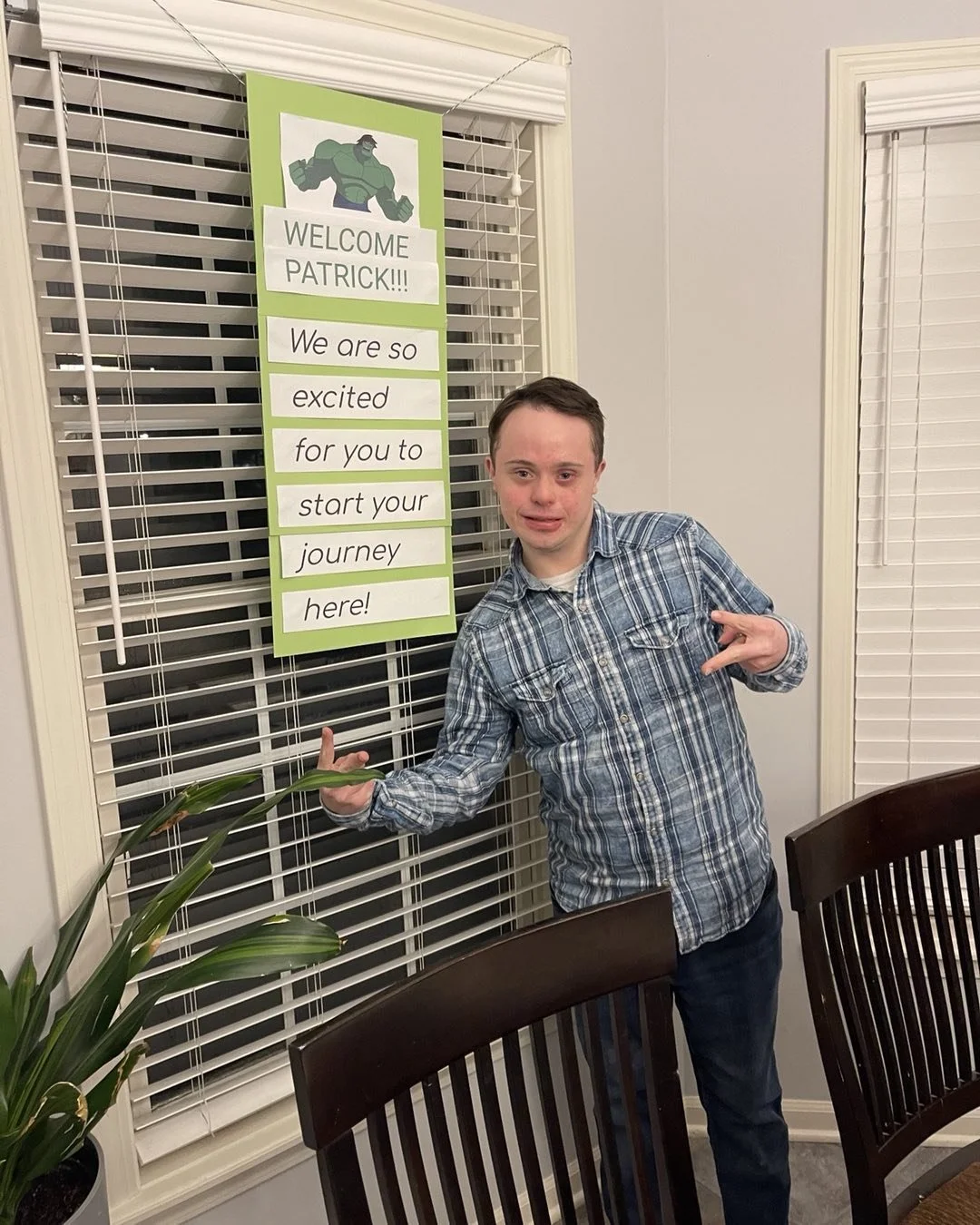 My nephew Patrick testing out his roommate skills at the 209 Home with his cousin Rach, Ash and Ruth!!