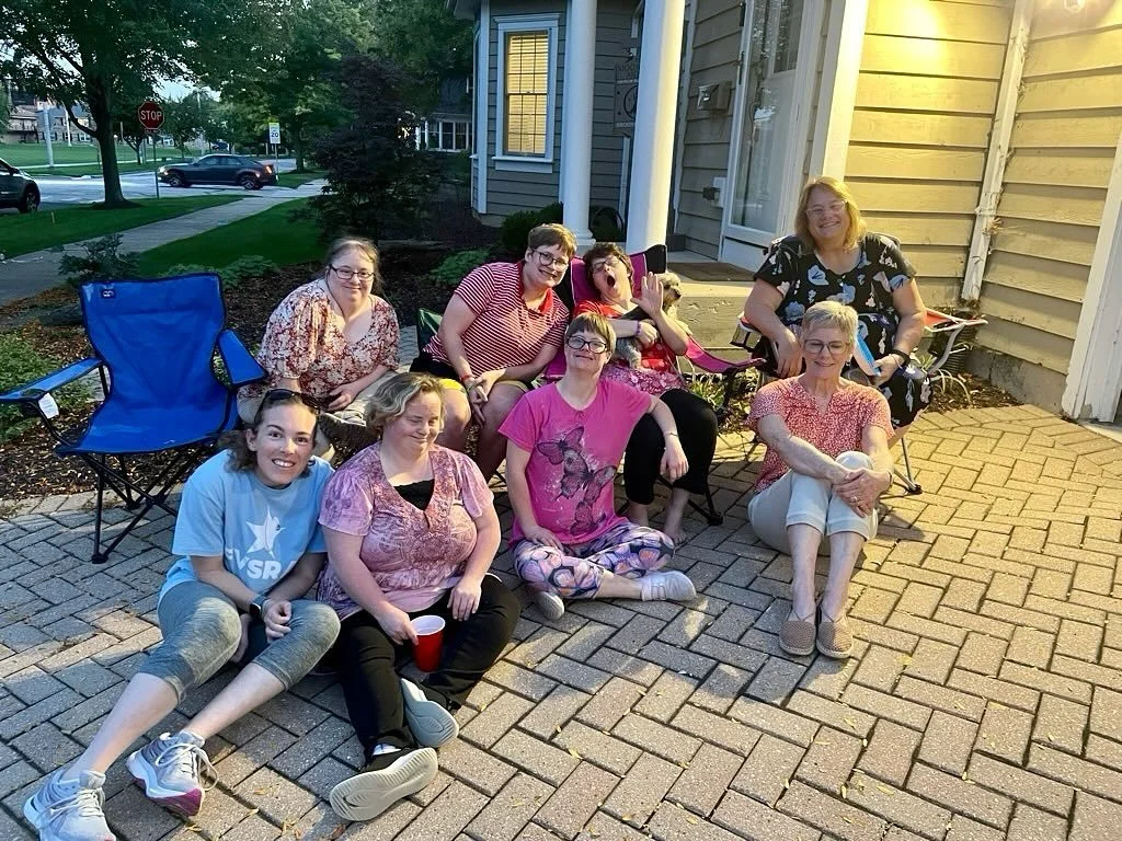 Fall old fashioned potluck in the driveway!