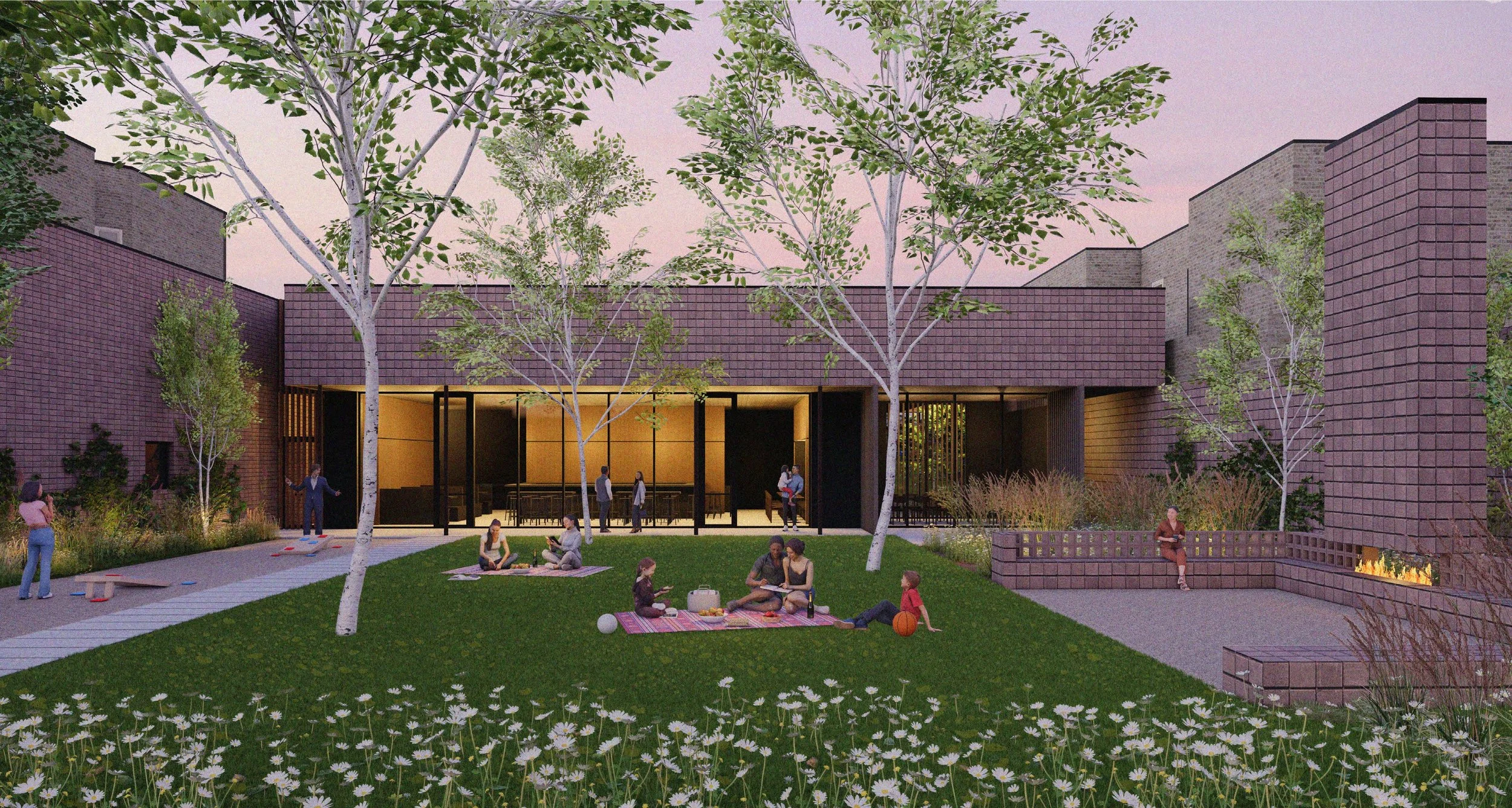 A rendering of a restaurant in Chicago