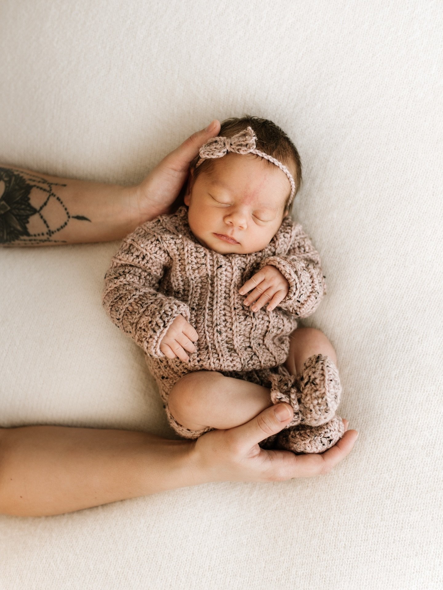 My precious niece Tamzyn at 8 days earth-side. 🤍

A shoutout to @lovelcboutique3 - who handmade the kids&rsquo; sweaters, the baby headband and booties. She does beautiful work! Check out her insta + facebook page and find her on Etsy!