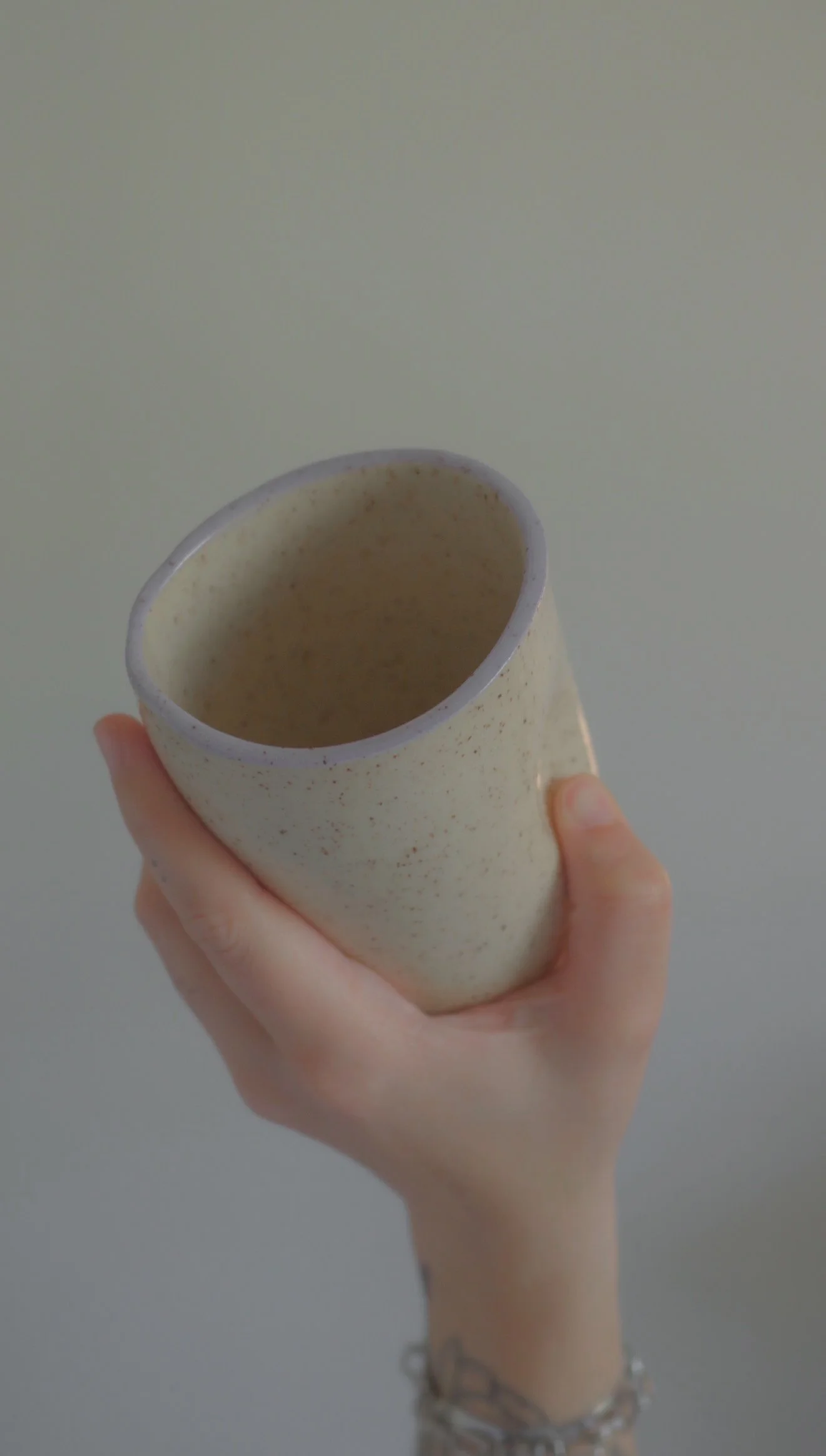 dimple cup - muted lavender