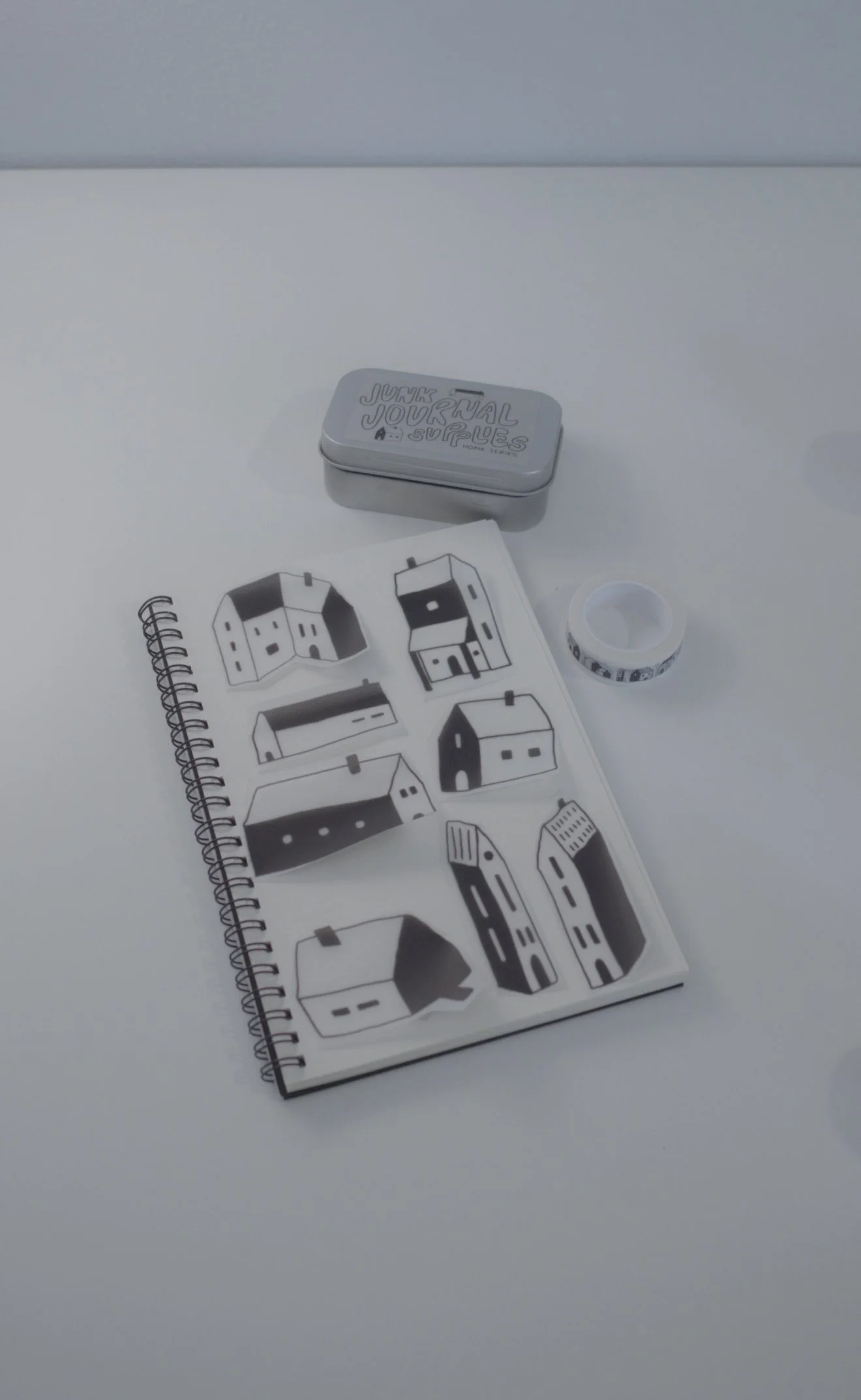 junk journal supplies - home series