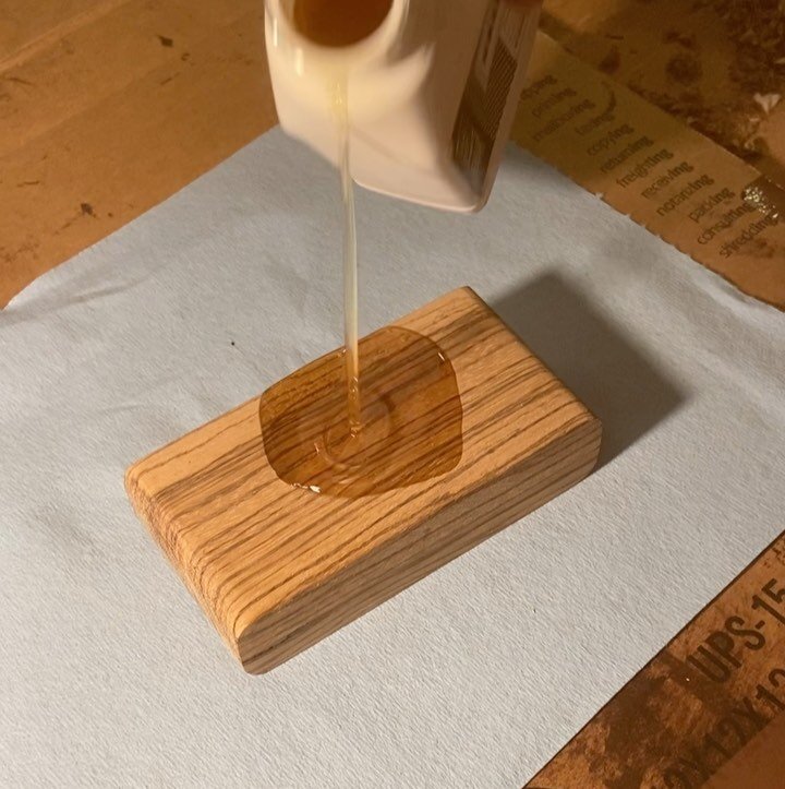 So satisfying! I&rsquo;m using a combo of Pure Tung Oil and Citrus Solvent to finish this piece, which I find gives a pretty incredible look, feel, and long-lasting protection to my wood products. Plus it smells great and is food-safe! I&rsquo;m a fa