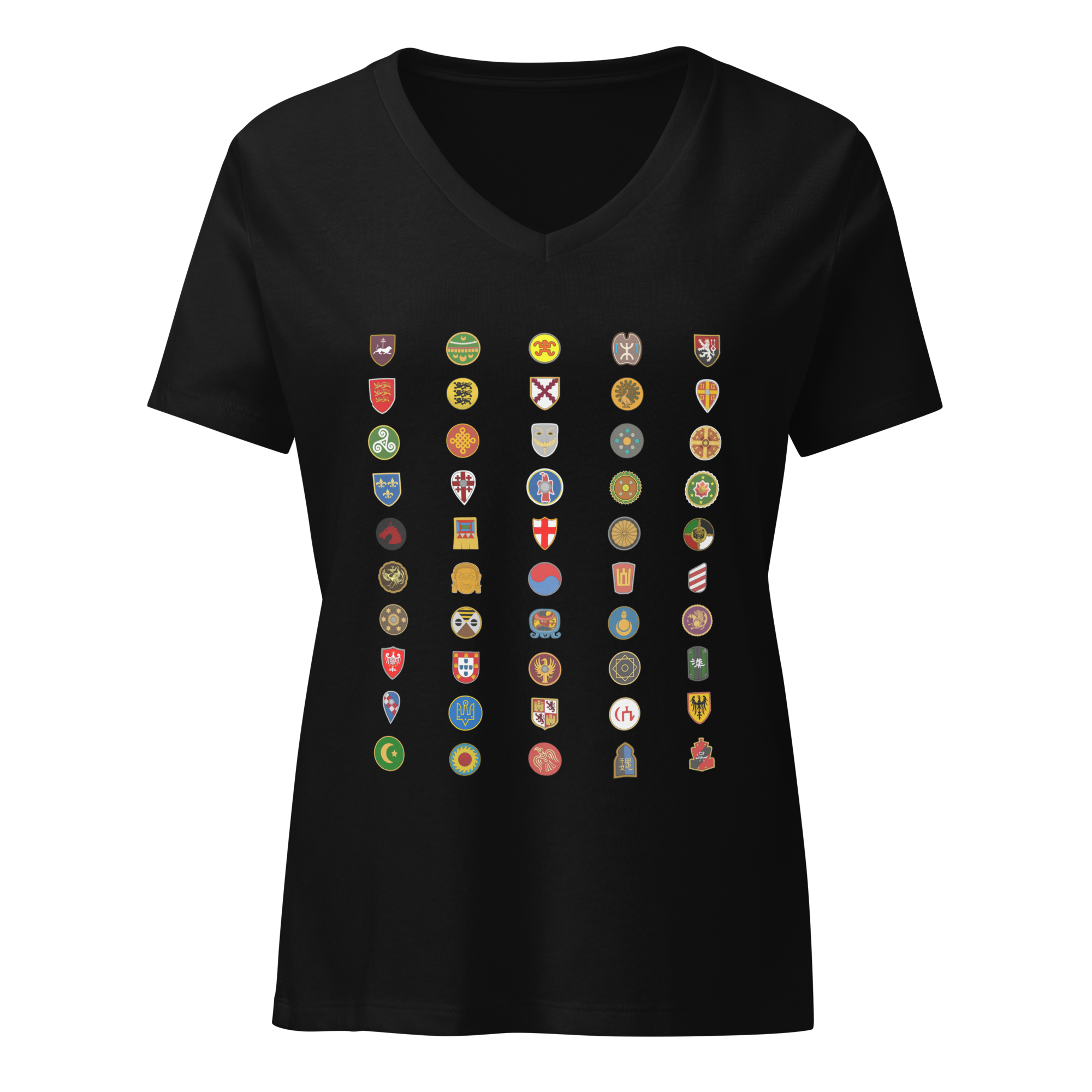 All 50 Civs Women’s V-neck tee