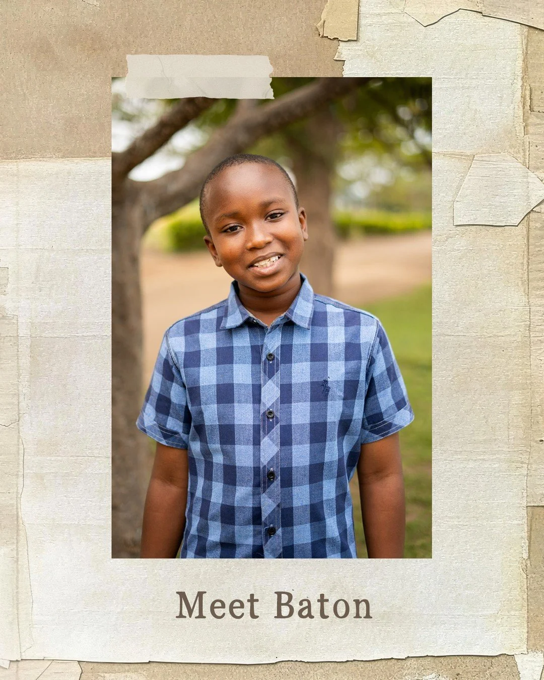 Meet Baton, one of the 24 beloved children growing up in our Children's Homes! 🤍

Baton is 10 years old and loves playing football, running, and drawing. He shared that he loves when his family does things together, whether it is playing, reading a 