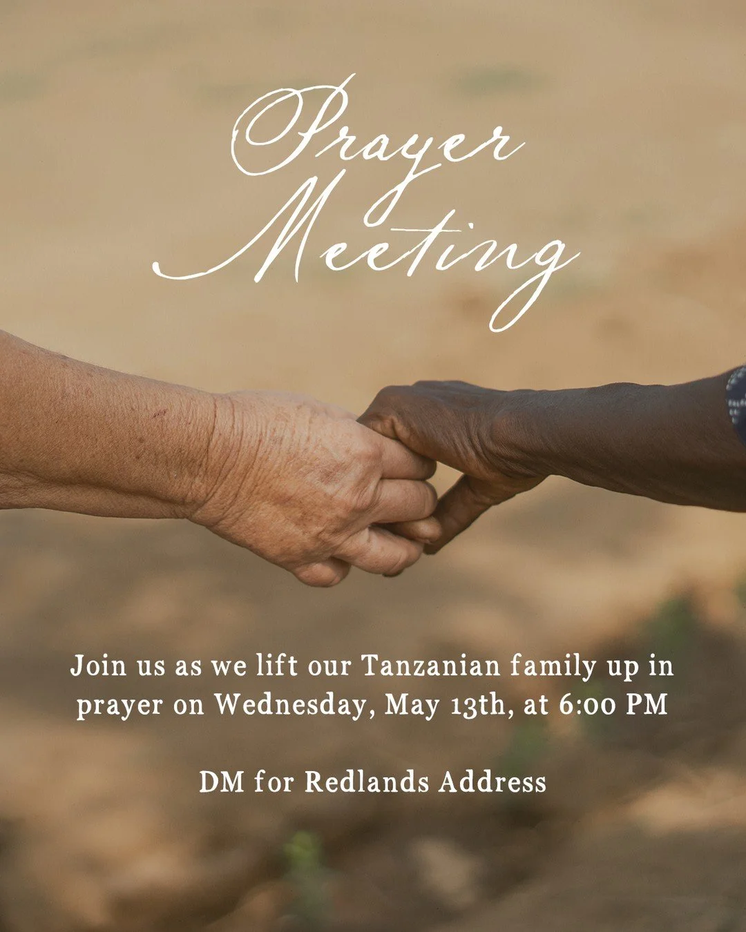 This is a friendly reminder that our first quarterly prayer meeting is tomorrow, May 13th, from 6:00-7:00 PM! If you are interested in attending, please reach out via phone, email, or direct message for the address. We hope you can join us as we pray