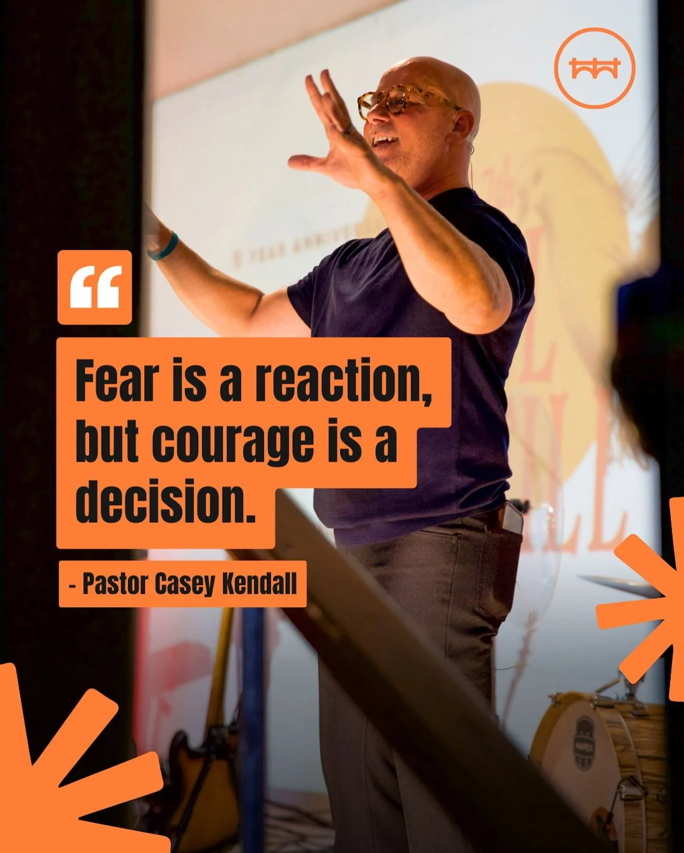 &ldquo;Fear is a reaction, but courage is a decision.&rdquo;

In a world shaken by loss, uncertainty, and darkness, Jesus calls us to stand firm in faith. Our courage isn&rsquo;t found in ourselves&mdash;it&rsquo;s rooted in the unshakable truth that