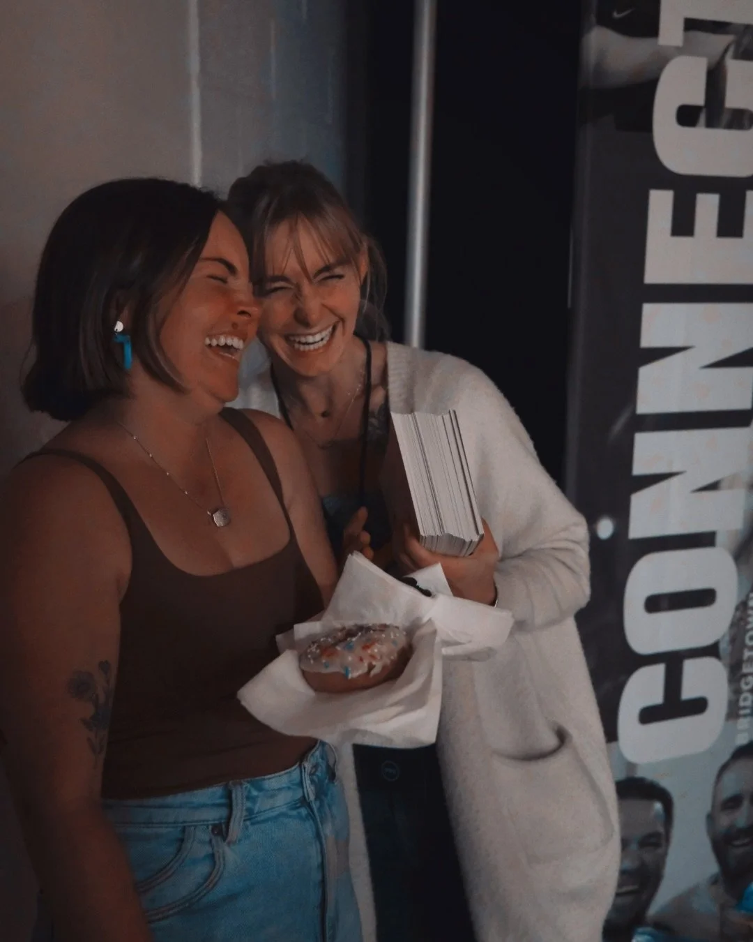 Blessed with God-given friendships 🤍 

Join us for fellowship, worship, and time in His word this Sunday, at 10:30! And come little early for snacks, coffee, and conversation - we&rsquo;d love for the chance to pray with you! 

#bridgetownchurch #ch