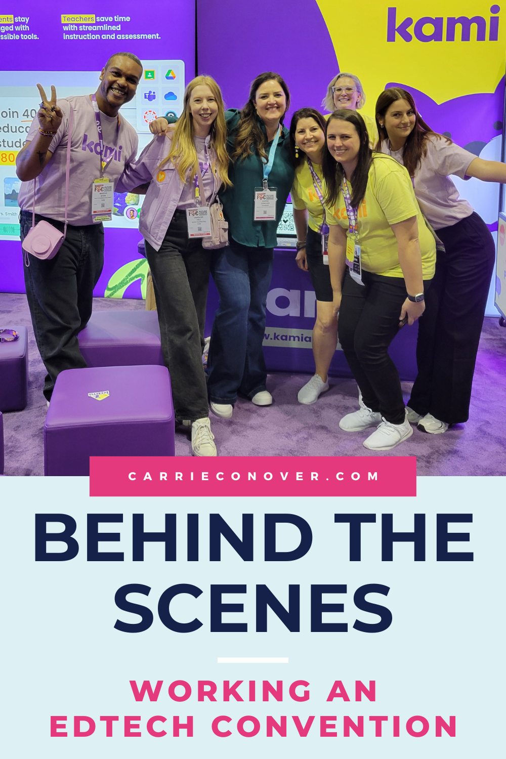 Behind the Scenes Working at an EdTech Convention