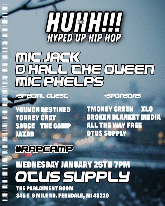 Rapcamp Presents Hyped Up Hip Hop Monthly