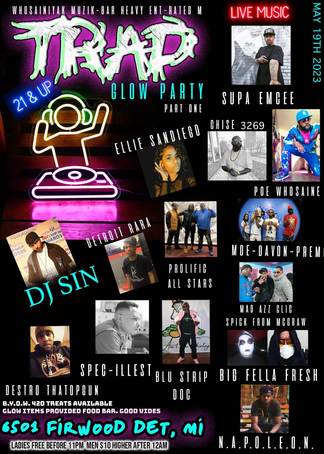 TRAP GLOW PARTY PT 1 MAY 19th